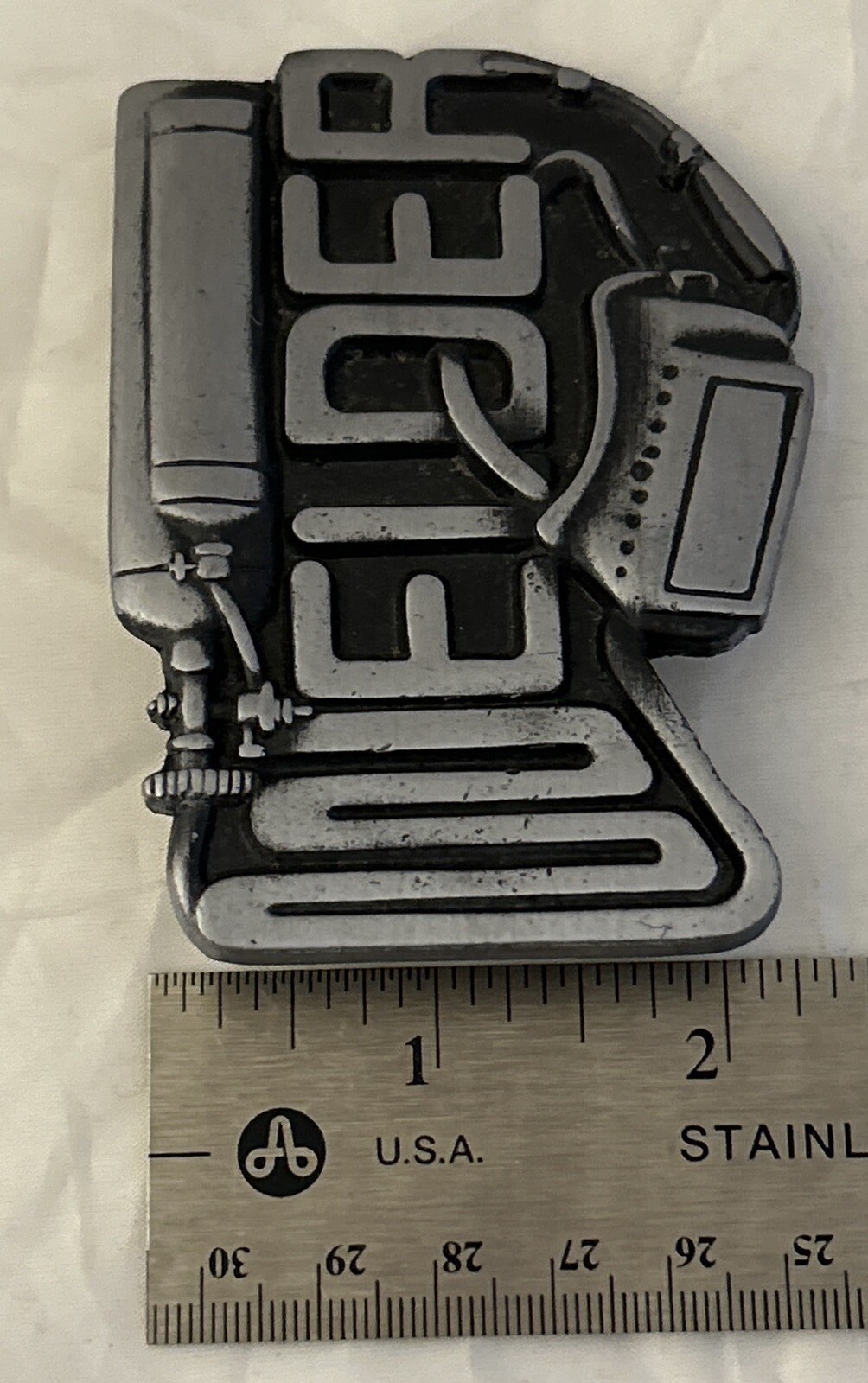 Welder Belt Buckle. Made In USA(3 1/4”-”2 1/4” )Fit for 1-1/2” Wider belt