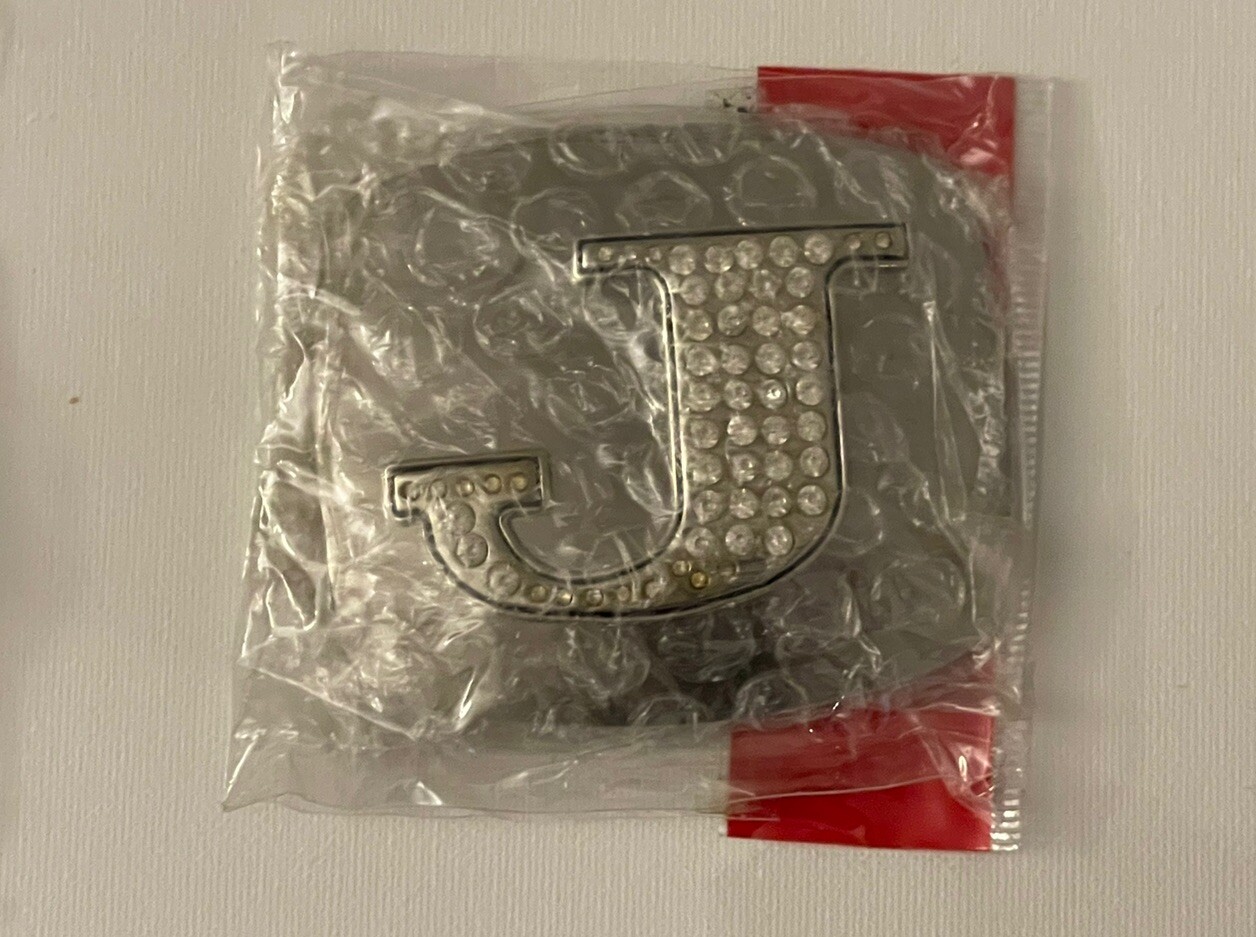 BRAND NEW 12 Belt Buckles (7 Letters, 2 Italy, 2 $ Knife Buckle, 1 Spider)