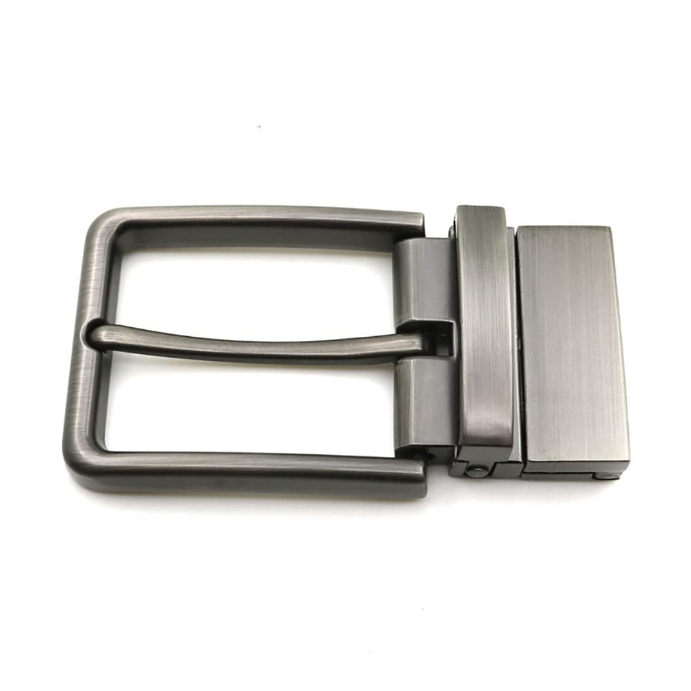 UUYYEO Alloy Clamp Belt Buckle approx 3.5 cm in inner diameter, Silver