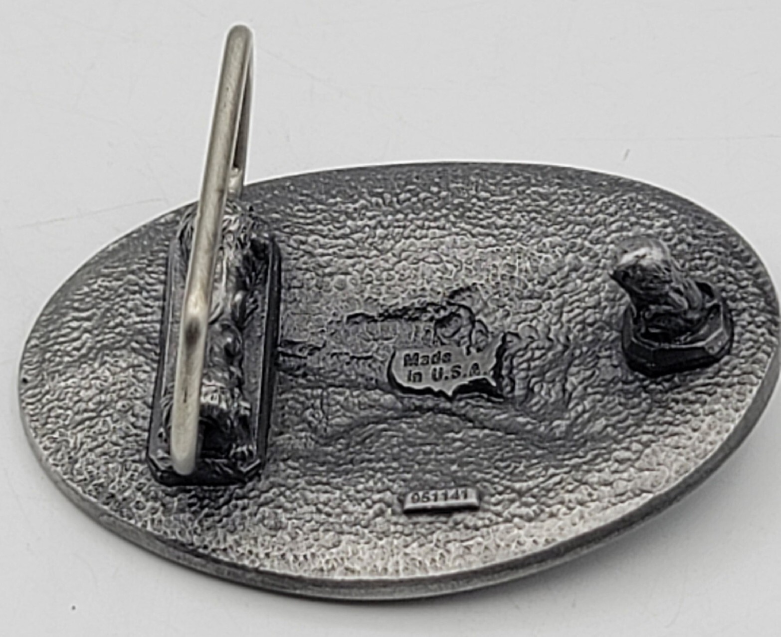 Vtg Belt Buckle Gun NRA ILA 20th Anniversary 3d Lion Shape Chape & Prong NEW
