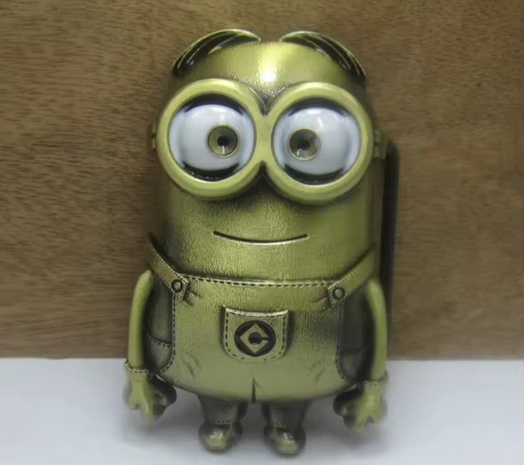 Despicable Me Minions Gold Belt Buckle Unisex Novelty Gift