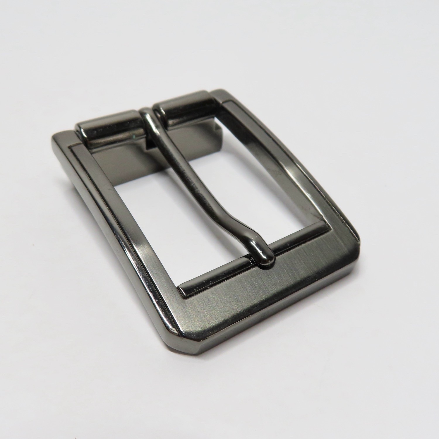 Mens Replacement Belt Buckle Gunmetal Single Prong Fits 1.5 Inch Belt