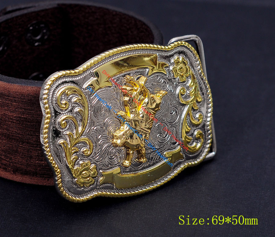 ROCK BULL RIDE RODEO RODEO COWBOY TEXAS WESTERN SHINE BELT BUCKLE FIT 40MM STRAP