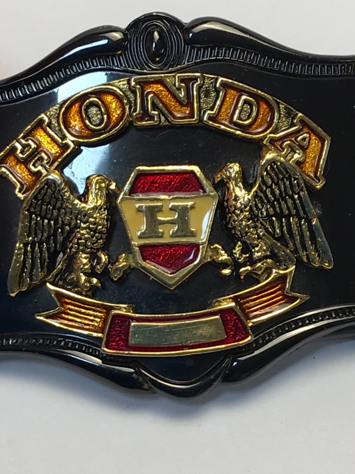 Vintage 1978 Honda Motorcycle Double Eagle Belt Buckle Made by AHM