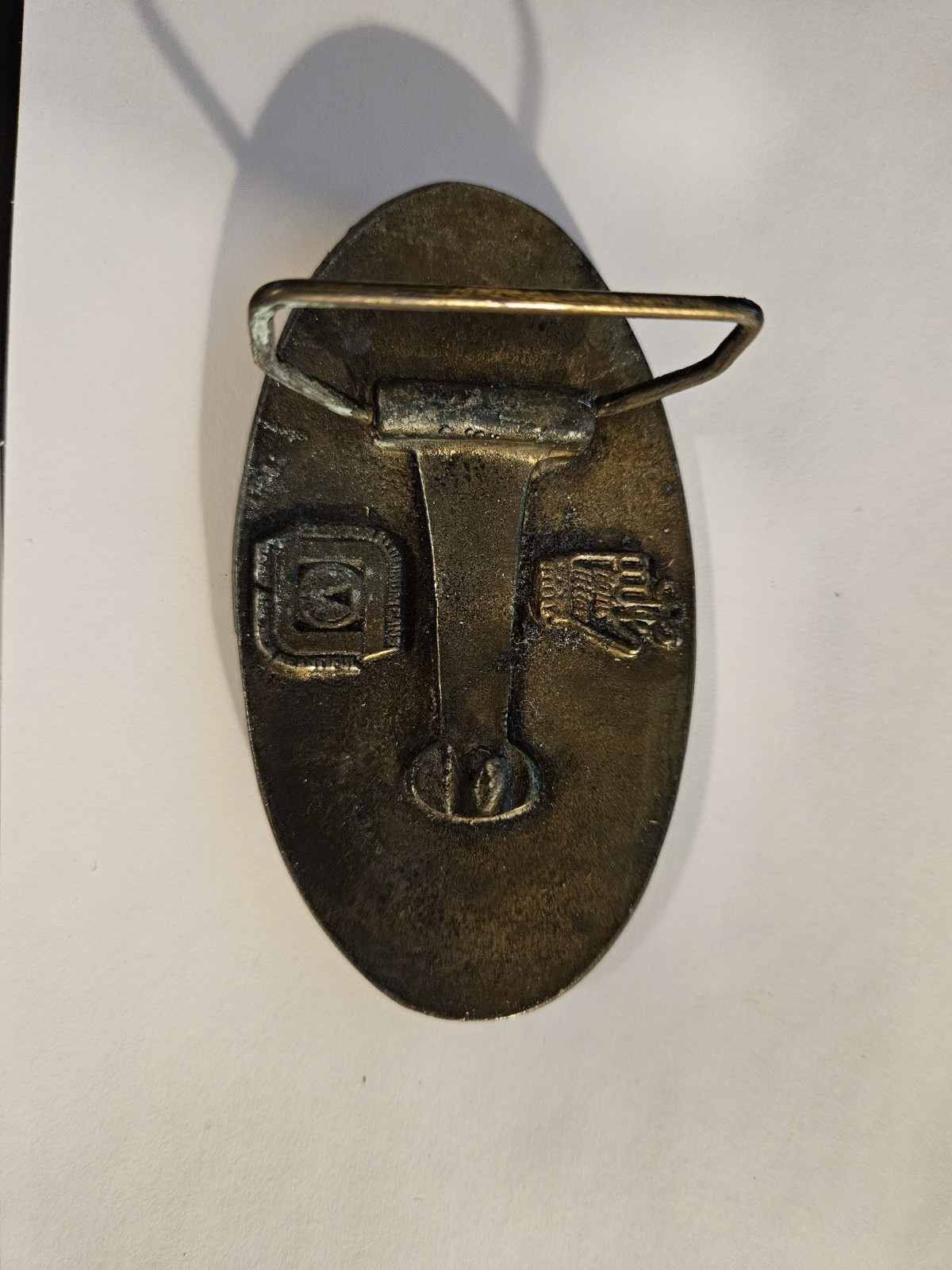 Coors Men’s Gold Tone Metal Plate Belt Buckle Logo, Fits 1.5 in Belt