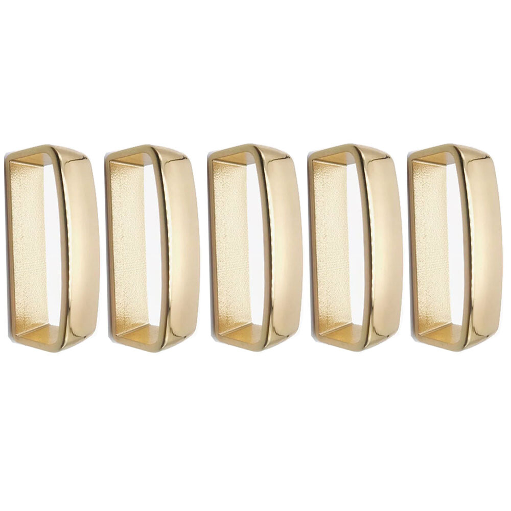 5X Gold 40mm/1.57in Solid Brass Belt Loop Belt Buckle Keeper Metal Loop Ring HOT