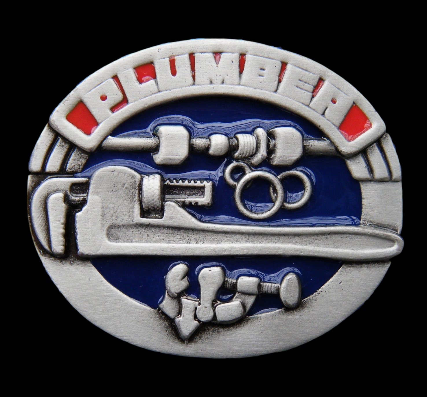 PLUMBER PLUMBING PIPE FITTER BENDING FITTING BELT BUCKLE BOUCLE DE CEINTURES