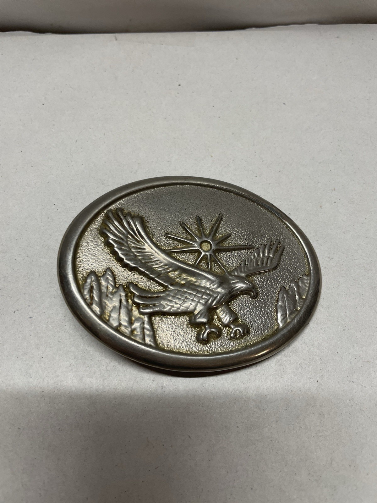 Eagle In Flight Western Metal Fashion Belt Buckle 3.25&Prime; x2.5&Prime;