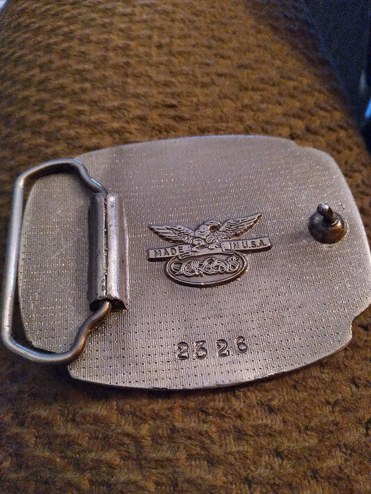 US Army Vietnam Veteran Belt Buckle Made In USA « We served our time in hell »