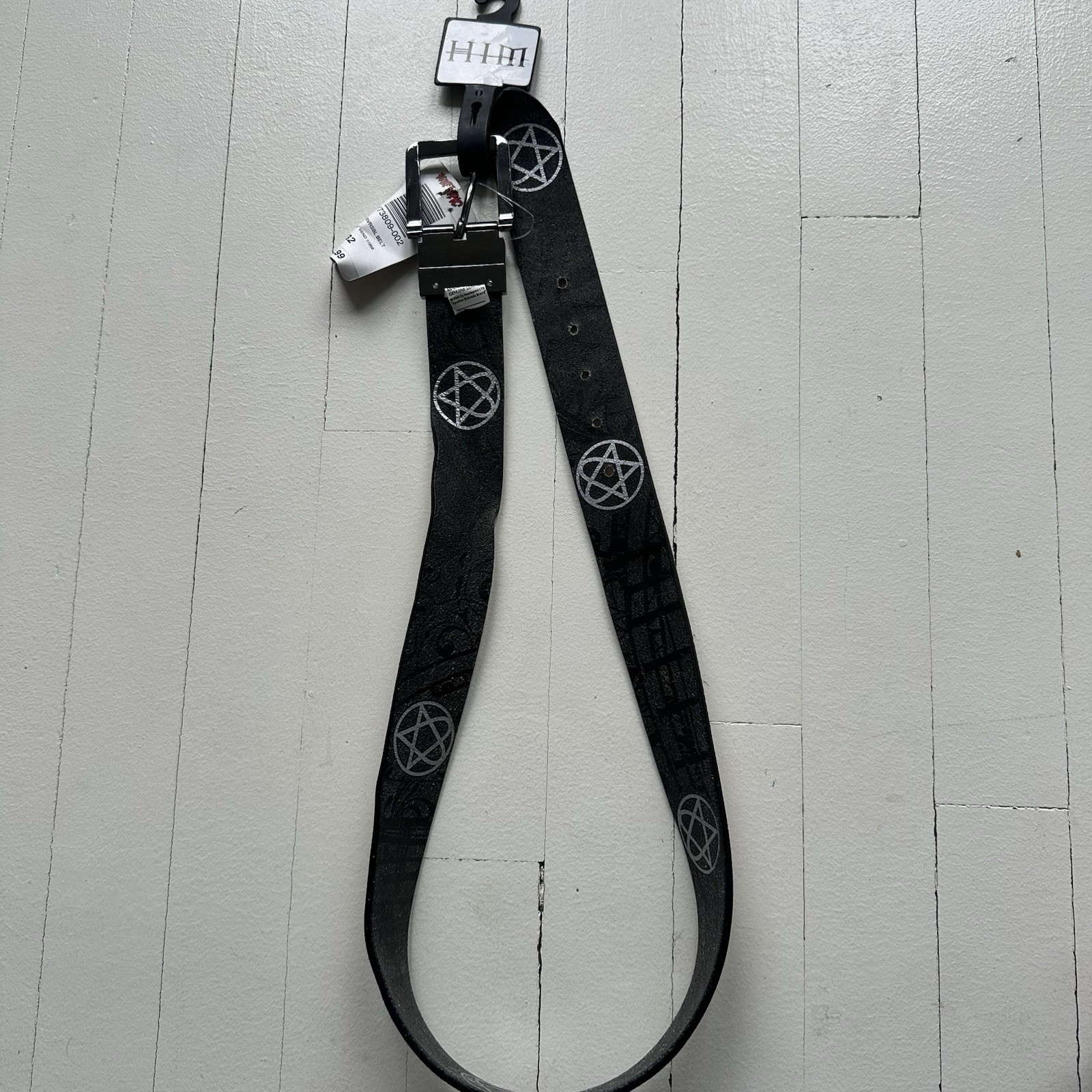 HIM (Band) Reversible Belt Size 32 NWT Hot Topic