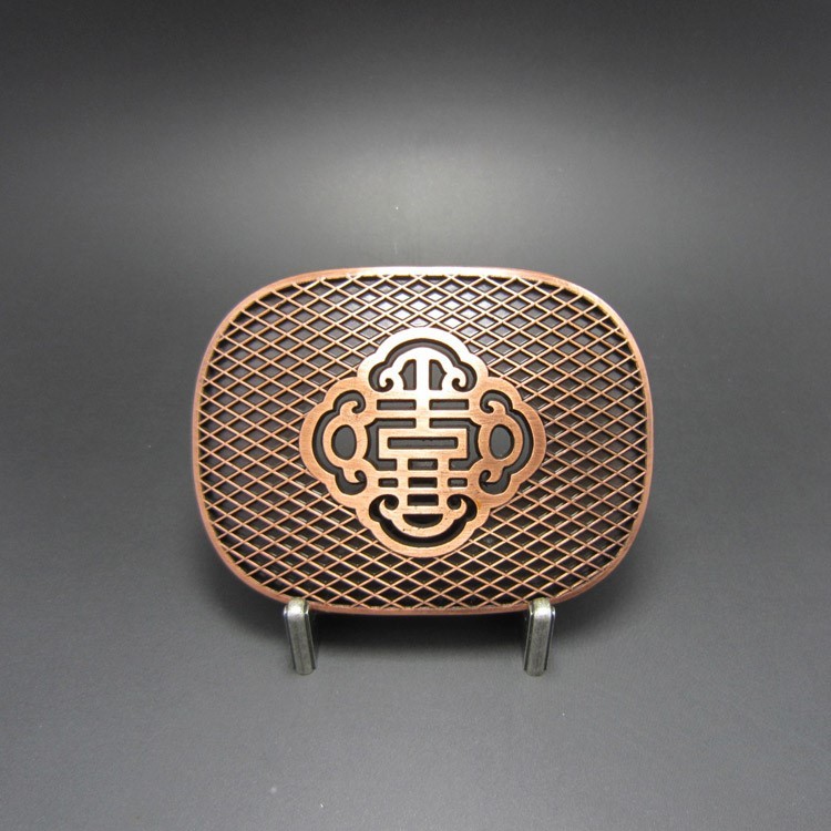 IRISH CELTIC KNOTS BRONZE COLOR ANTIQUE MEDIAVAL BELT BUCKLE