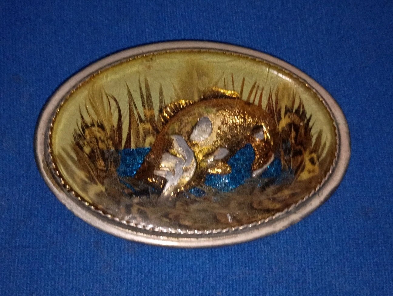 VTG Beaver Buckle Company Belt Buckle – Bass And Horse – Handcrafted Made In USA