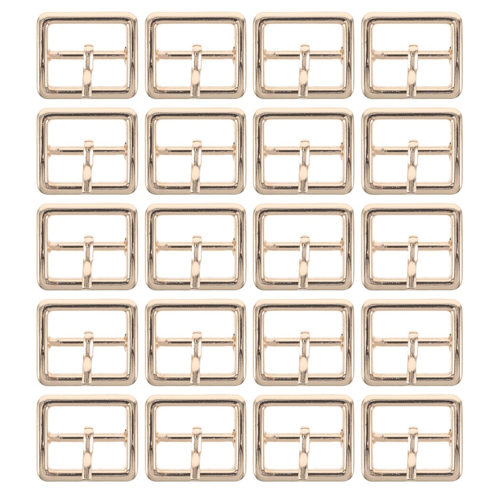 20 Pcs Metal Belt Buckle Center Bar Buckles for Belts Replacement