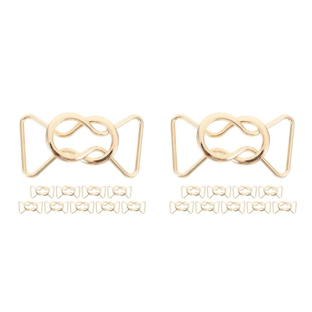 10 Pairs Waistband Decorative Buckle Buckles Coat for Belt Alloy