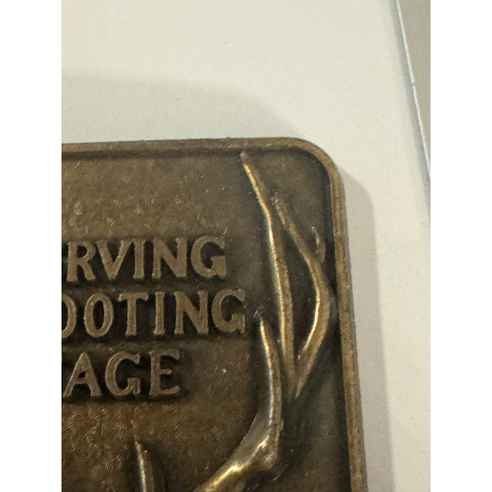 NRA Whittington Center Belt Buckle Preserving Our Shooting Heritage Antlers