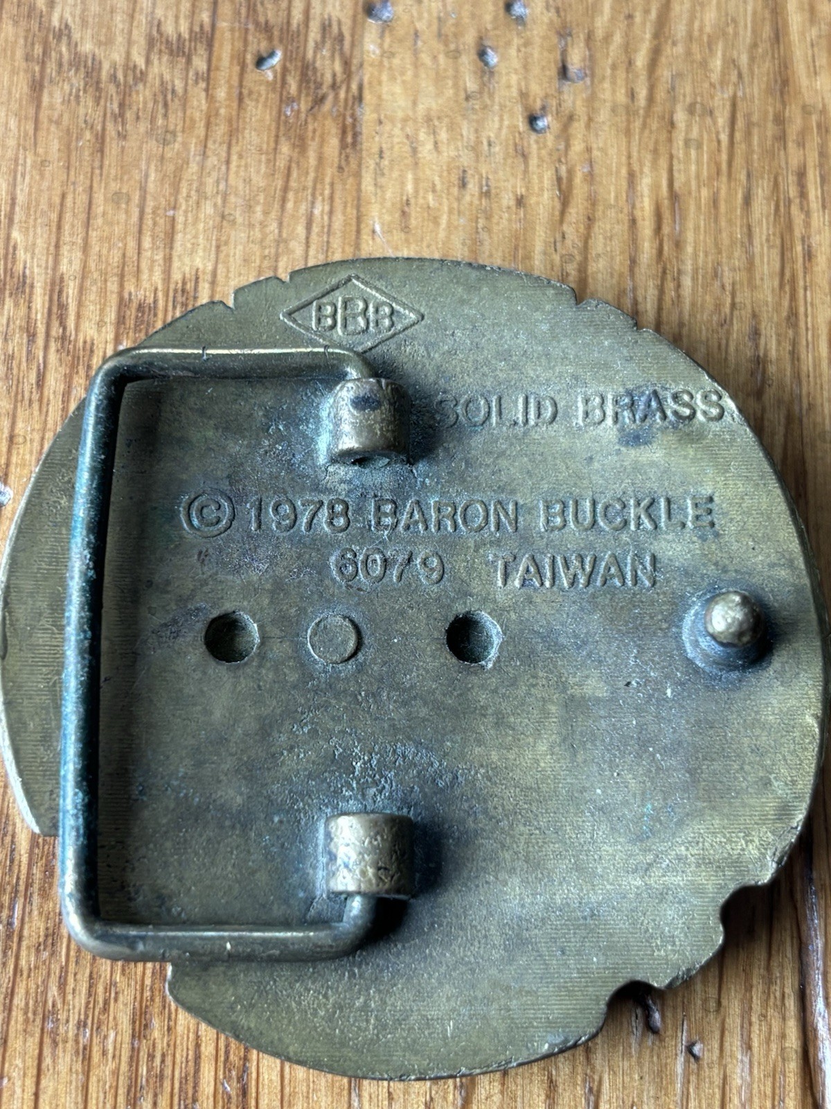 1978 Brass Belt Buckle NRA National Rifle Association Of America 1871