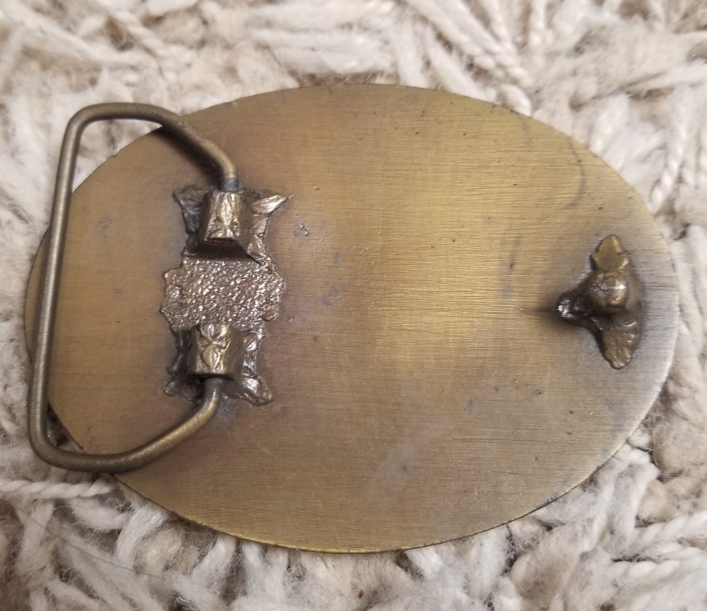 KLM Airlines Brass Belt Buckle Aviation Memorabilia Travel Logistics