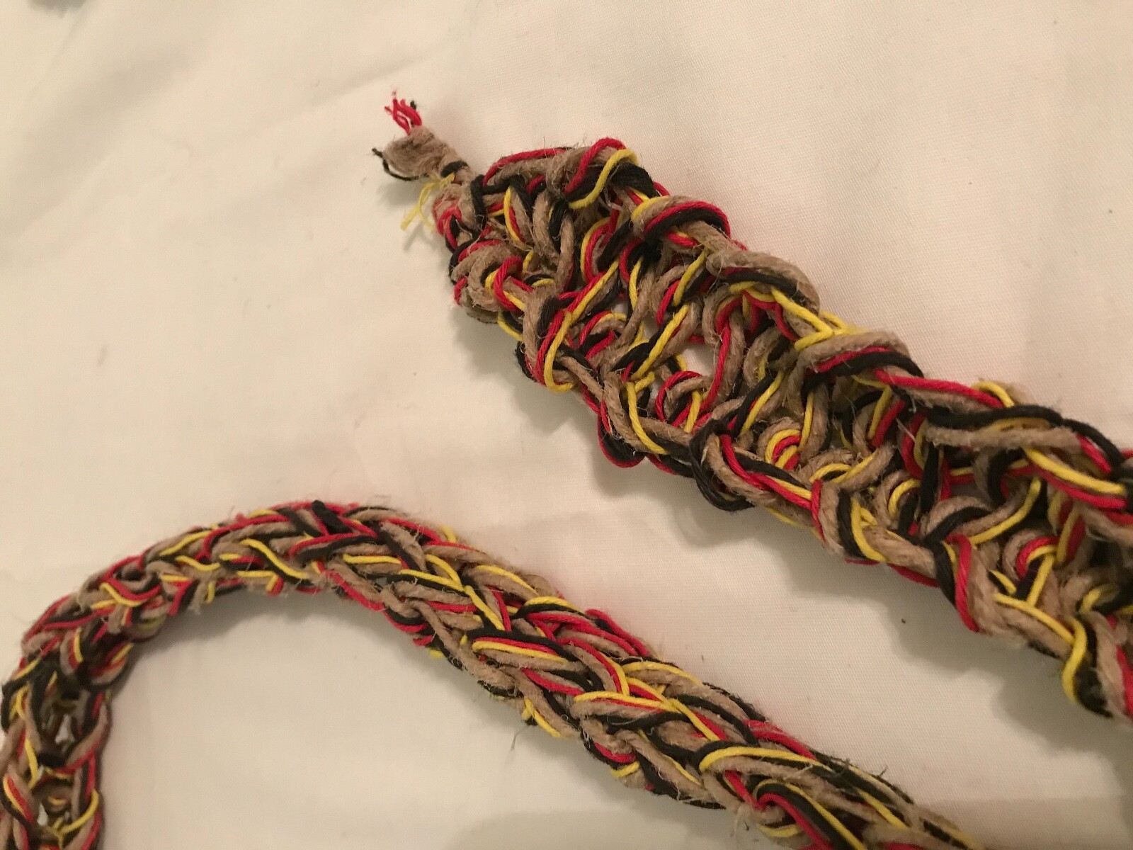 Triple Skull Belt Buckle Rasta 100% Natural Hemp Cord Braided Hemp Twine 50&Prime;
