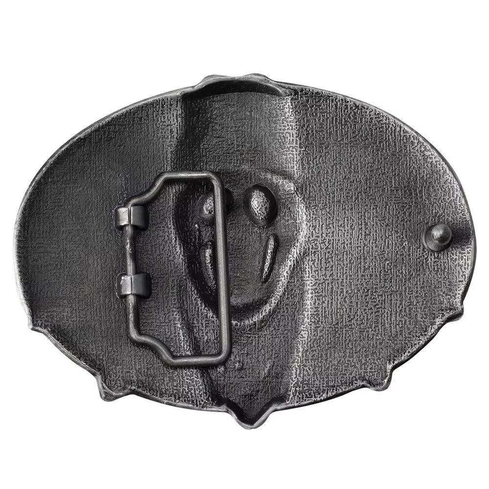 Cowboy Skull Belt Buckle Western Gothic Biker Style Snake Guns Rodeo Punk