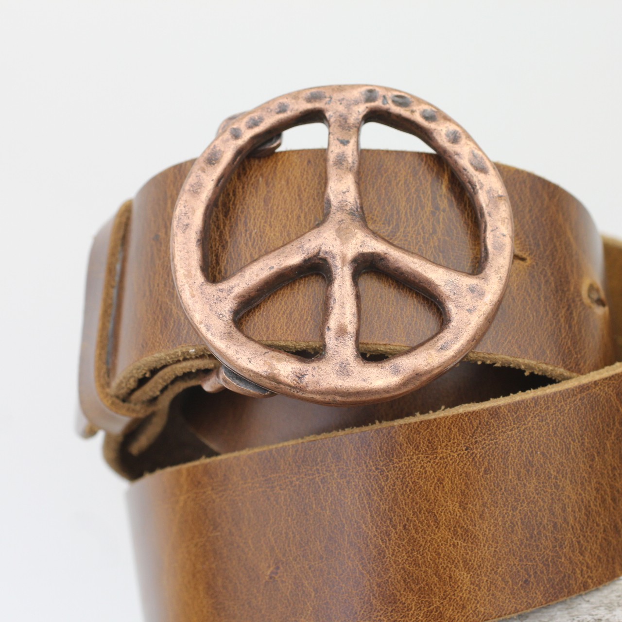 Belt buckle peace copper clasp buckle removable clasp for 4 cm leather
