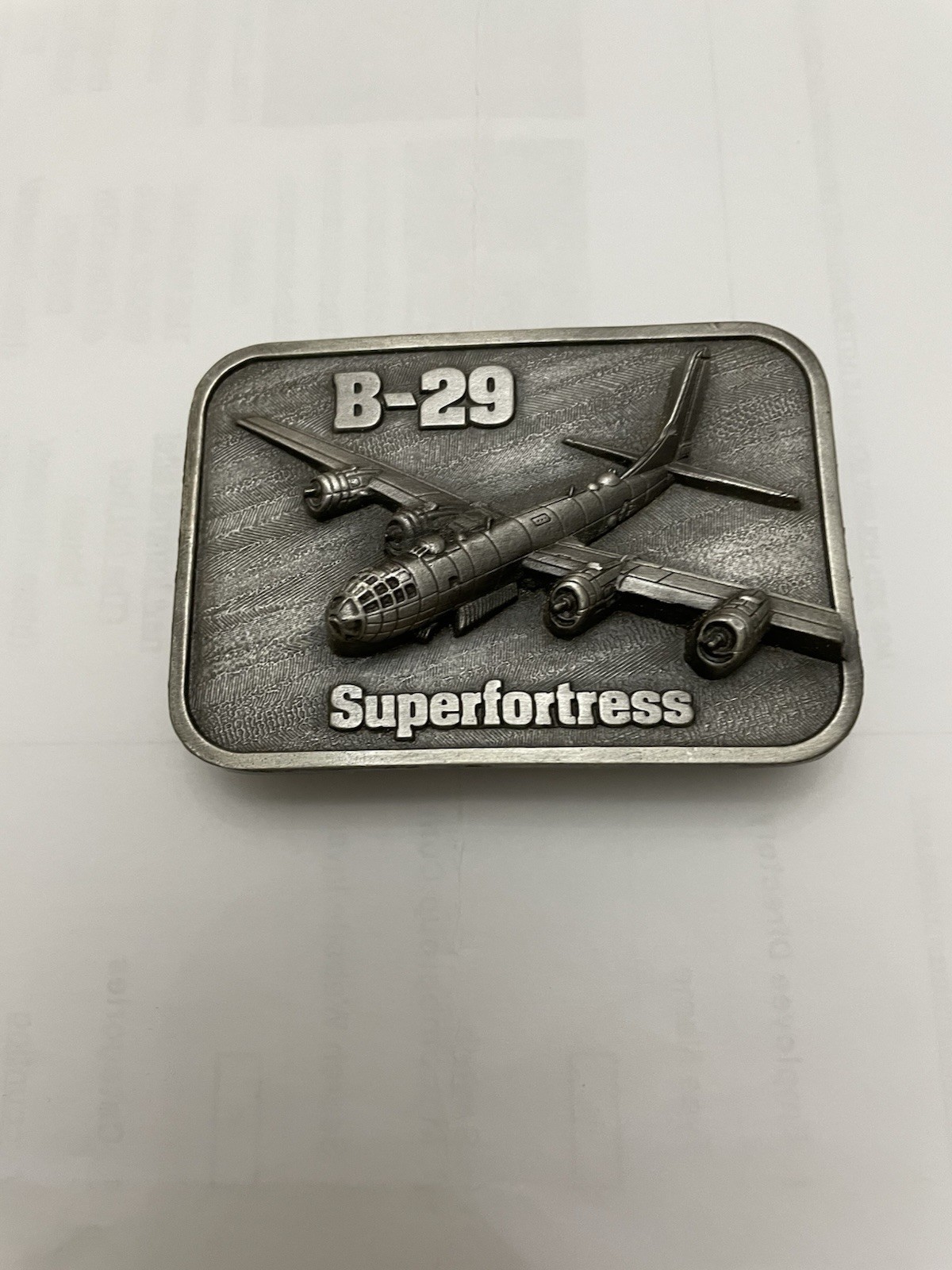 B – 29 Super fortress Pewter Belt Buckle