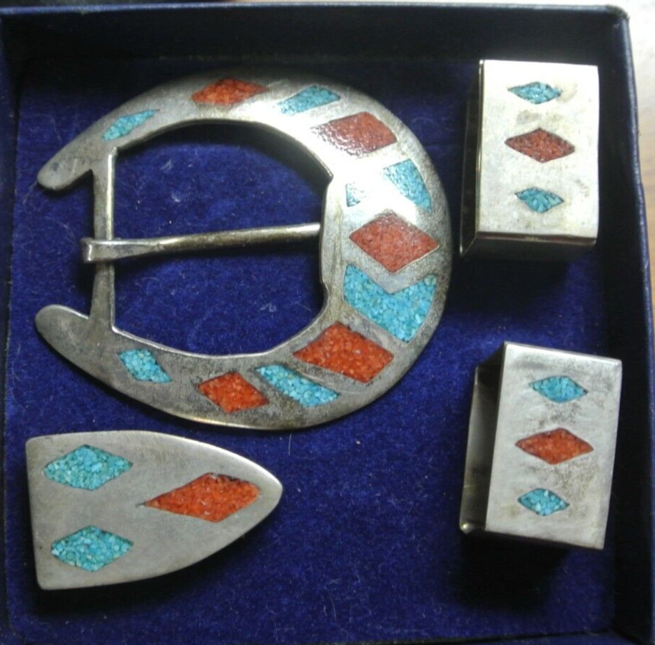 Sterling silver 925 TIPS, BUCKLE, AND SLIDES, made in U.S.A.