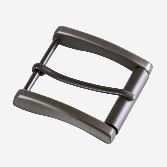 DJCAIZYY 1.5&Prime; (38-40mm) Men Replacement Single Prong Belt Buckle Roller-Gray