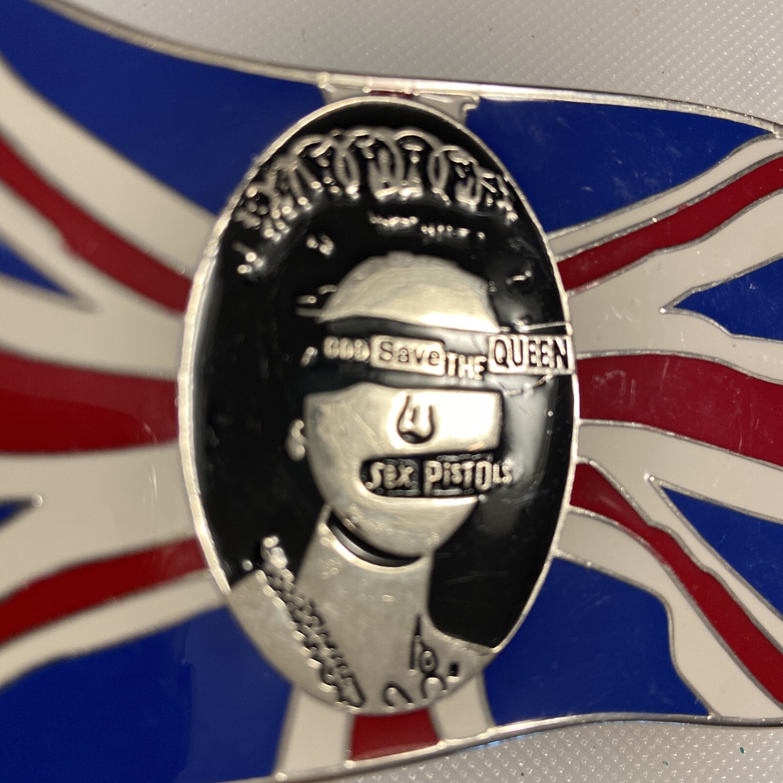 Sex Pistols Punk Band God Save The Queen Licensed Belt Buckle for 1.5 Inch Belt