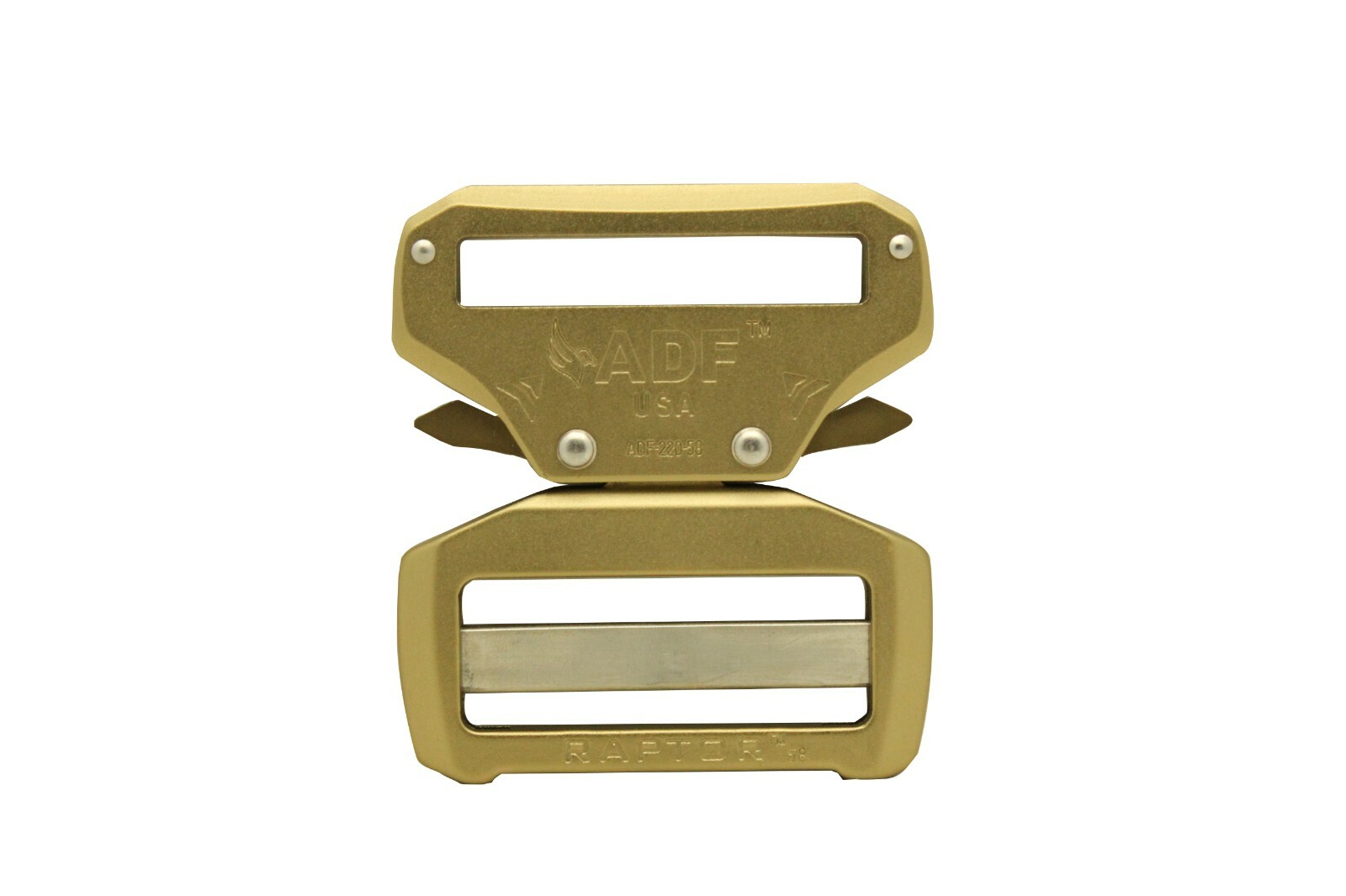 RAPTOR™ 2 .25&Prime; BUCKLE, military buckle, tactical belt package (made in USA)