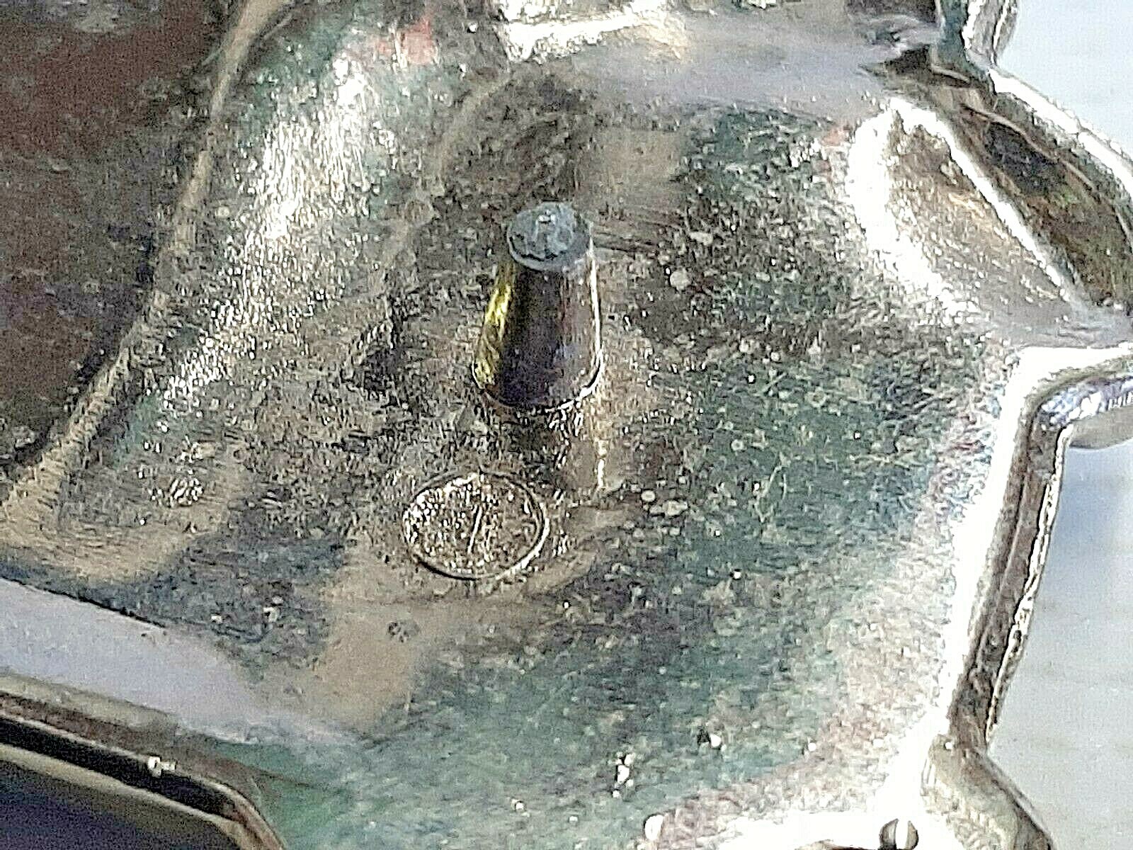 Silver Metal Motorcycle Fashion Bell Buckle NEW w/ Black Lacquer Fits 1½ » Belt