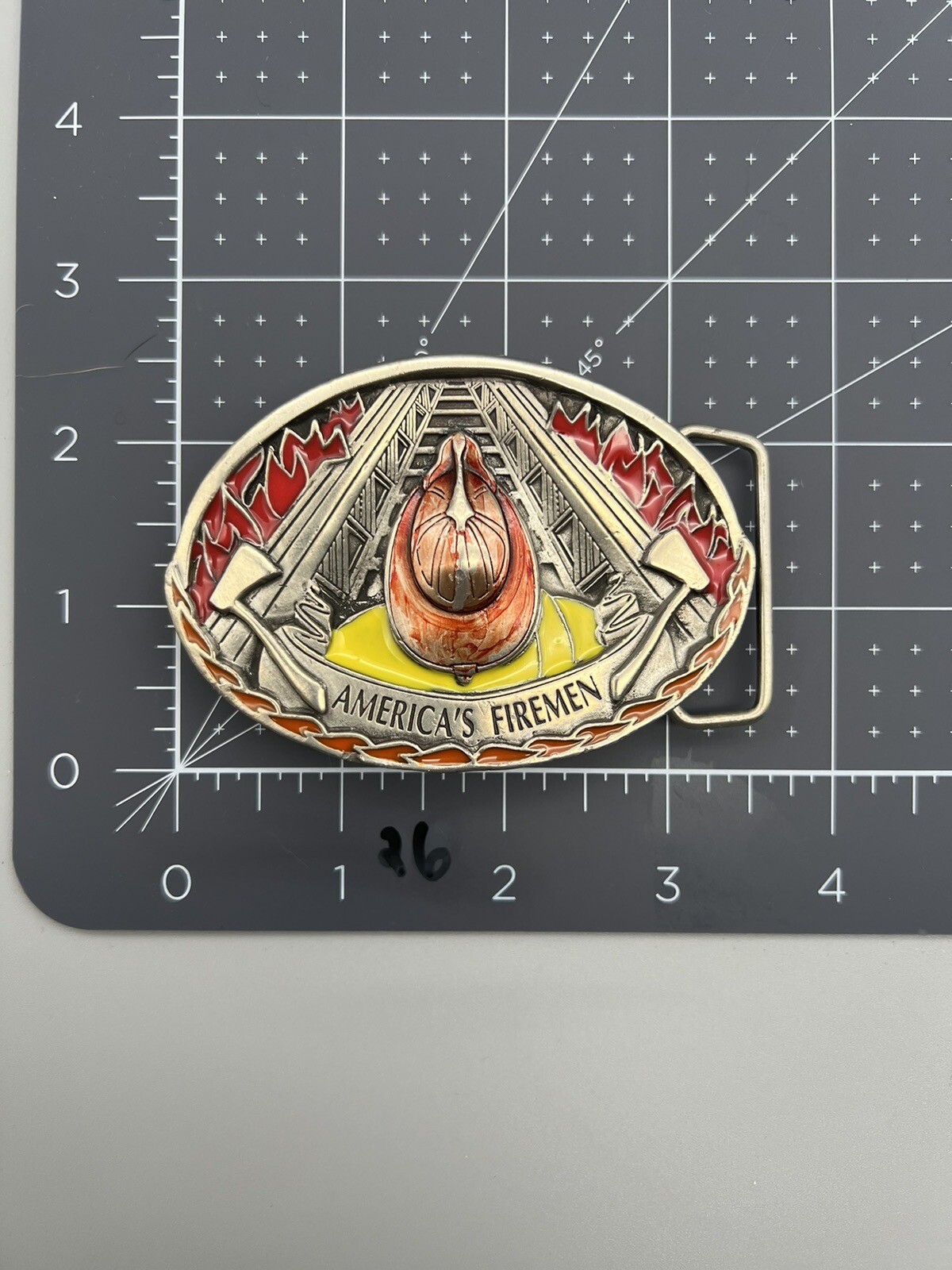 Vintage America&rsquo;s Fireman Belt Buckle (26)