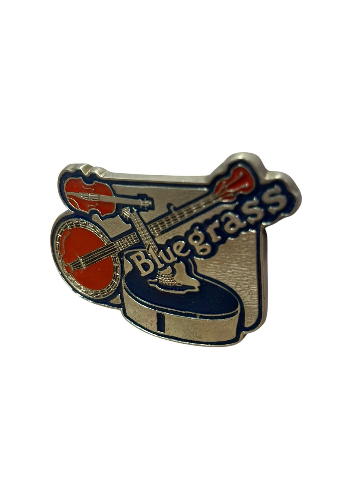 Bluegrass Music Belt Buckle Metal Unisex Belt Buckle Collectible 1980s Vintage