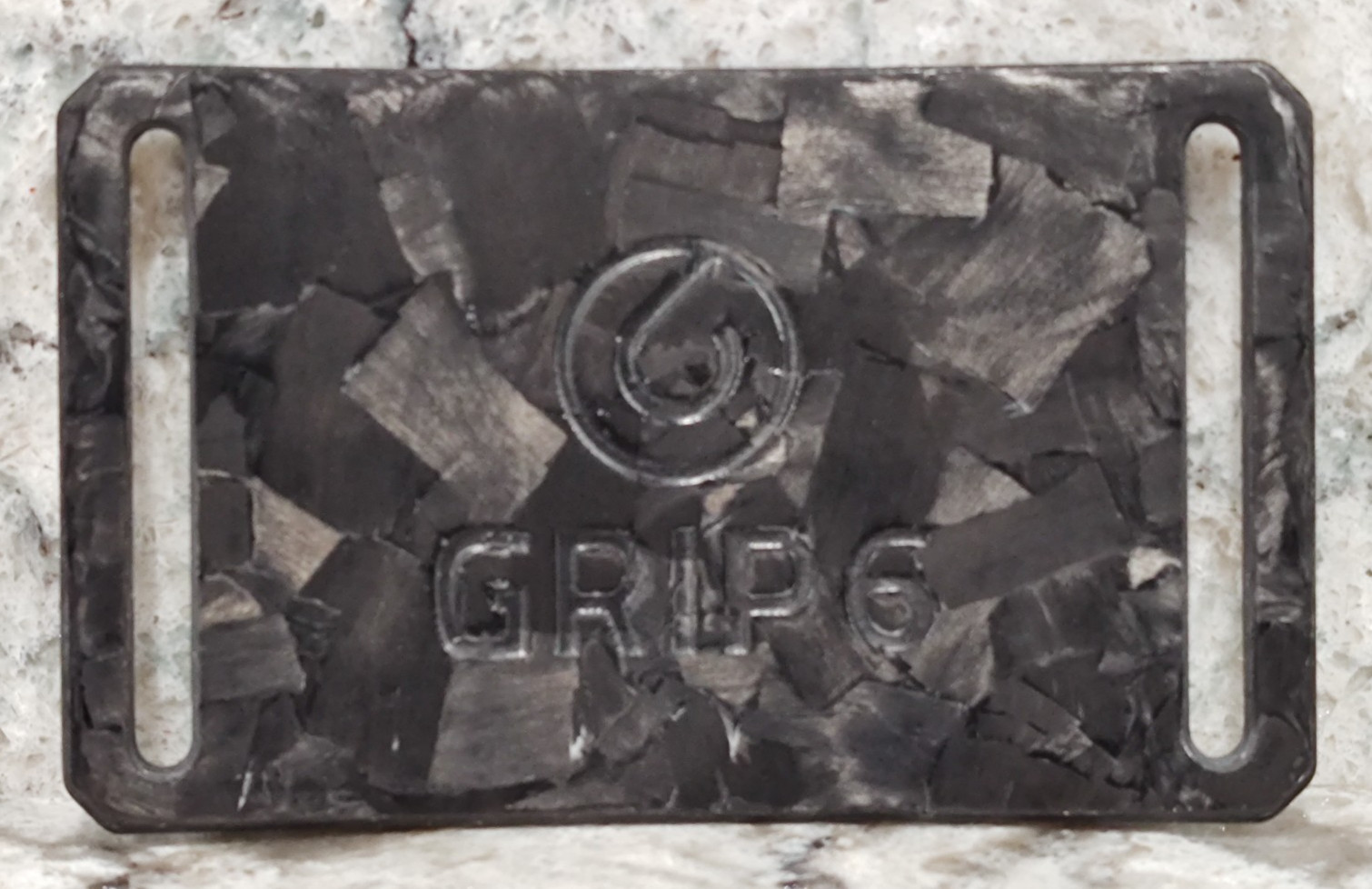 GRIP6 BELT BUCKLE – FORGED CARBON FIBER – 1.5 INCH WIDE – WOMEN and MEN