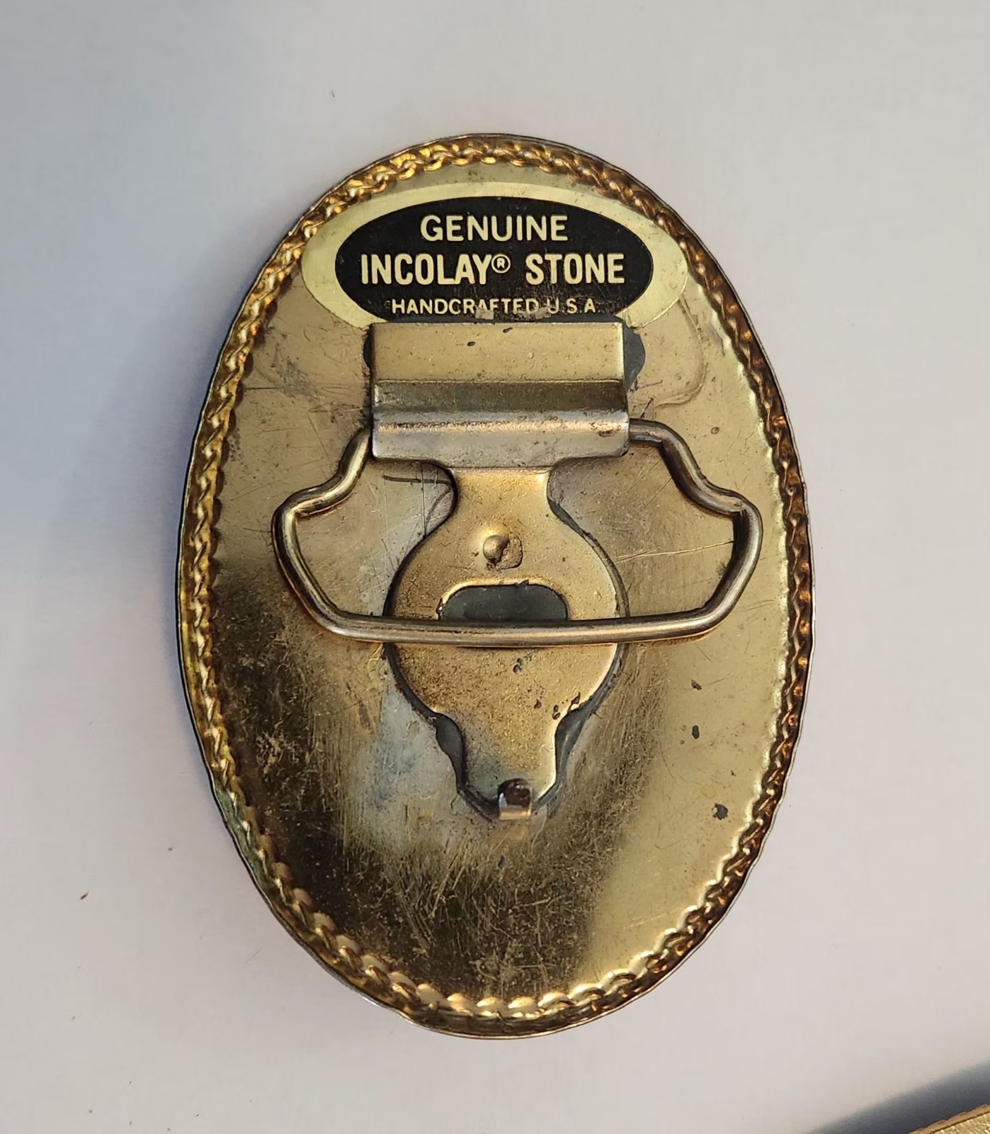 2 Piece Bolo And Buckle Set. Eagle And Lightning Bolt Motif