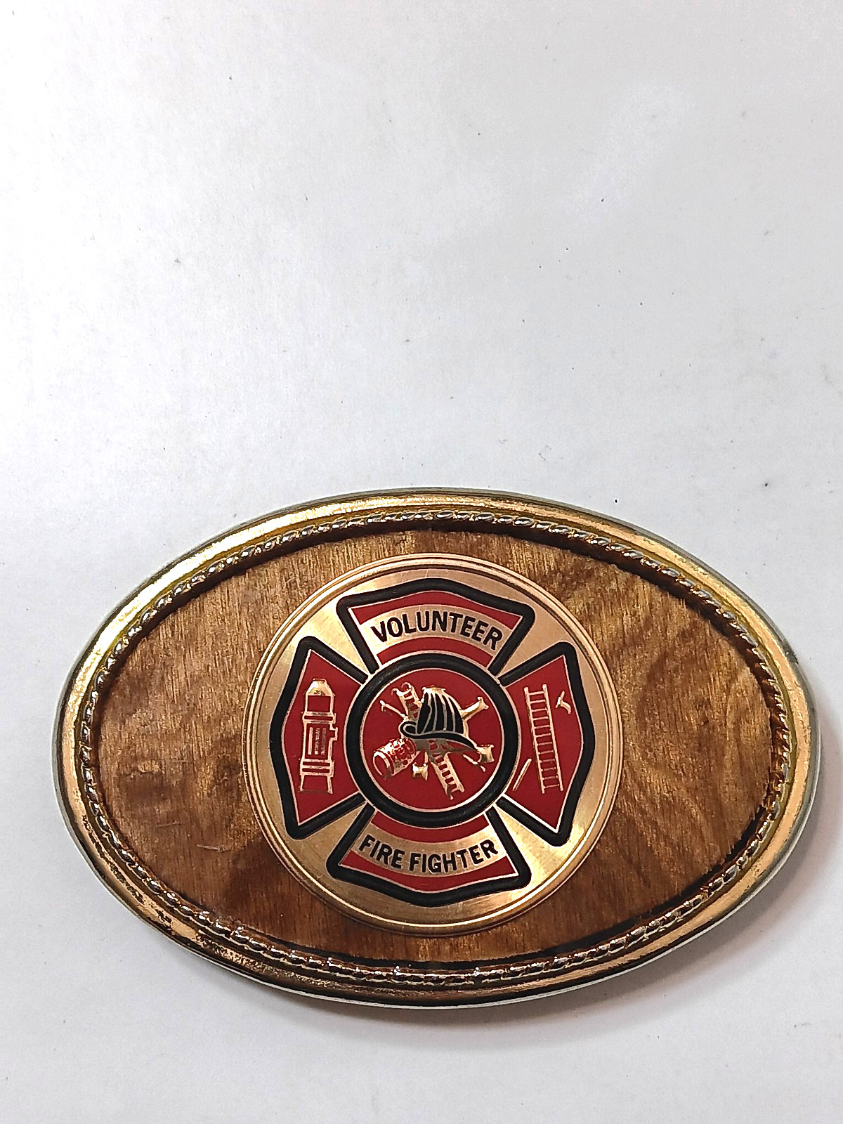 Volunteer Fire Fighter Belt Buckle