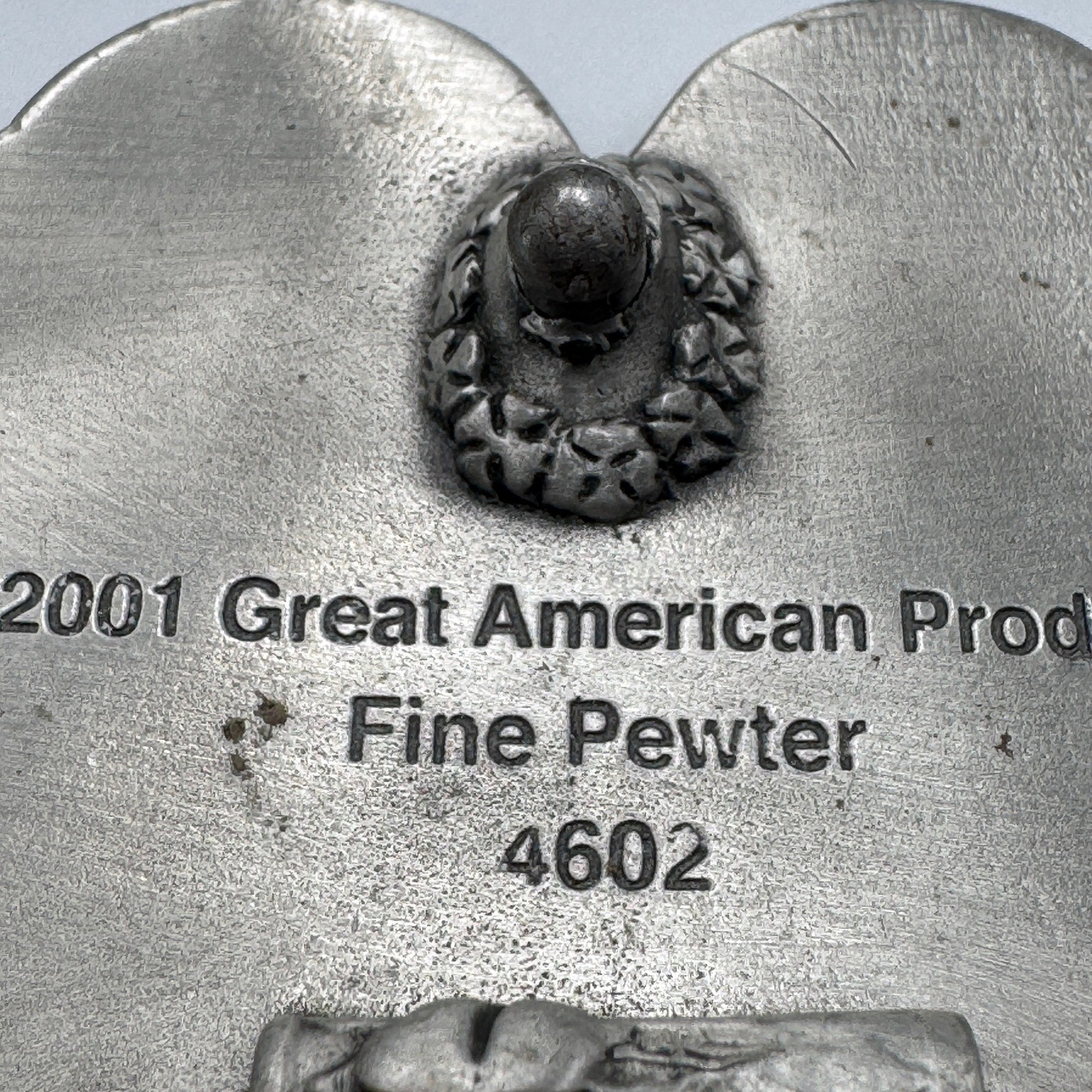Great American Products 2001 Green Four Leaf Clover Fine Pewter Belt Buckle 4602