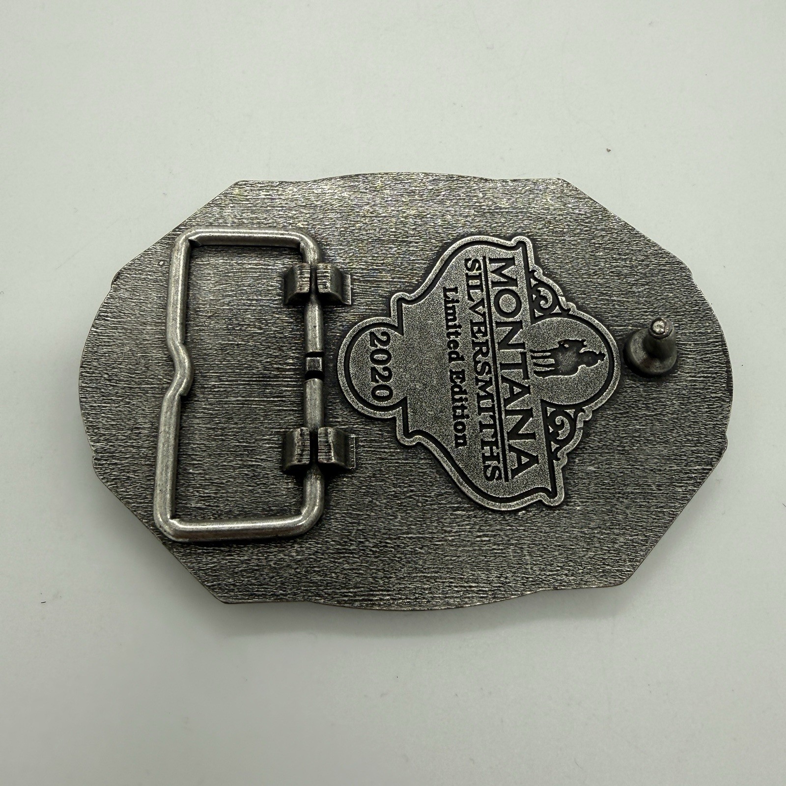Pendleton Whisky Western Belt Buckle Let&rsquo;er Buck Montana Silversmiths 2020