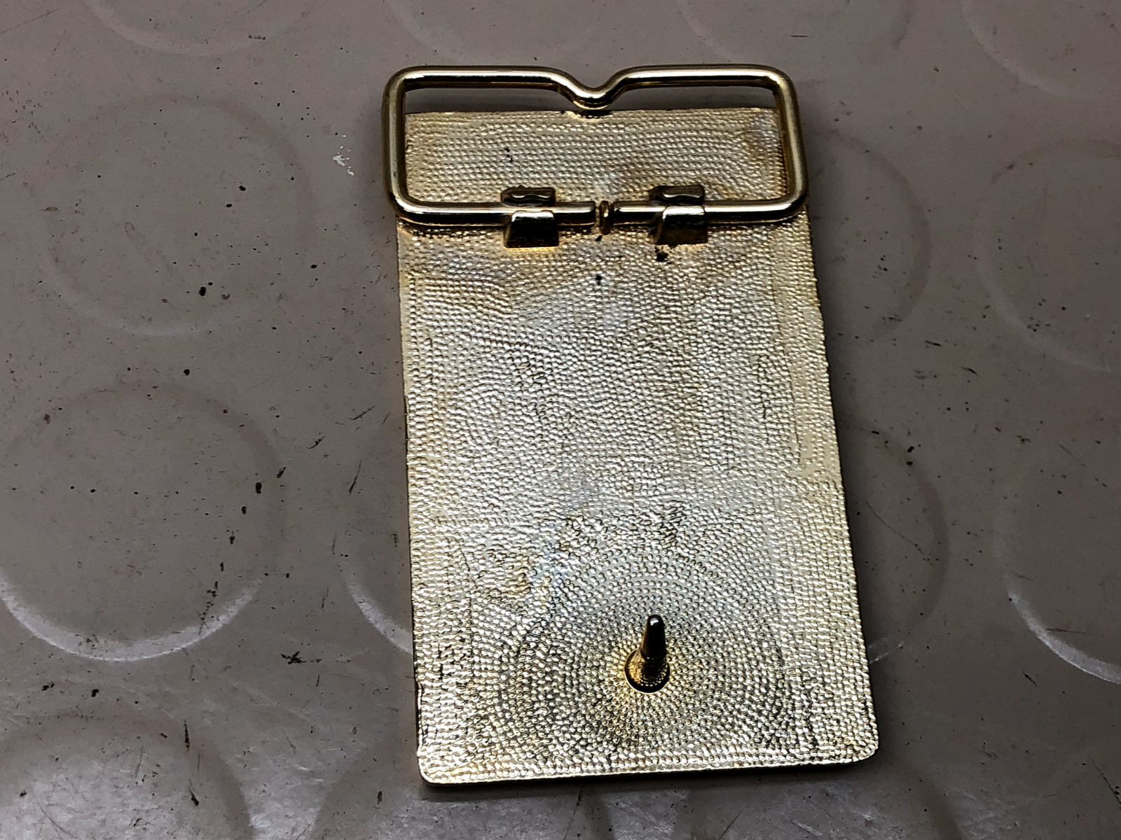 Vintage John Deere Belt Buckle Leadership You Can Count On Metal Tile