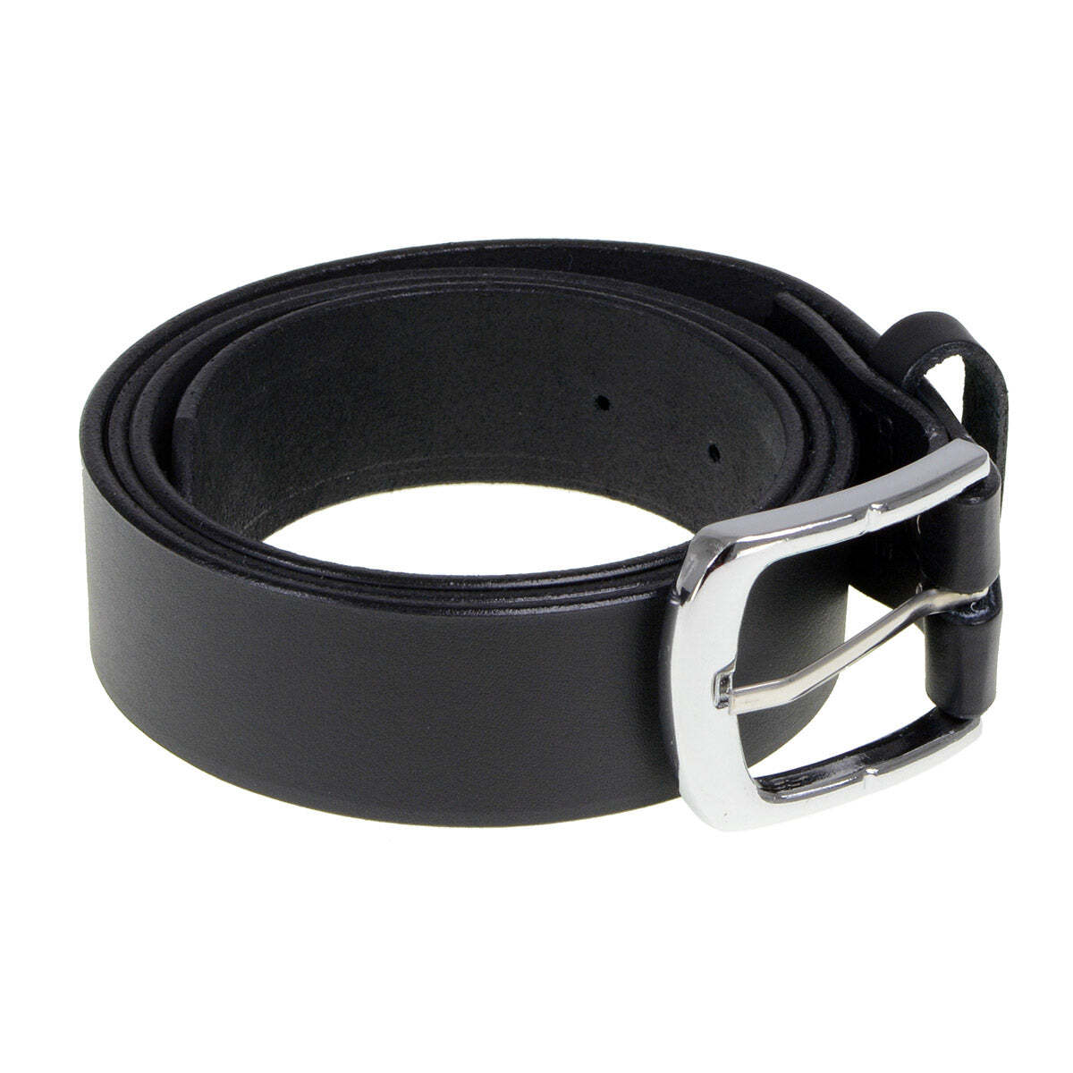 Milwaukee Leather MP7114 Men&rsquo;s Light Black Genuine Leather Belt with Interchange