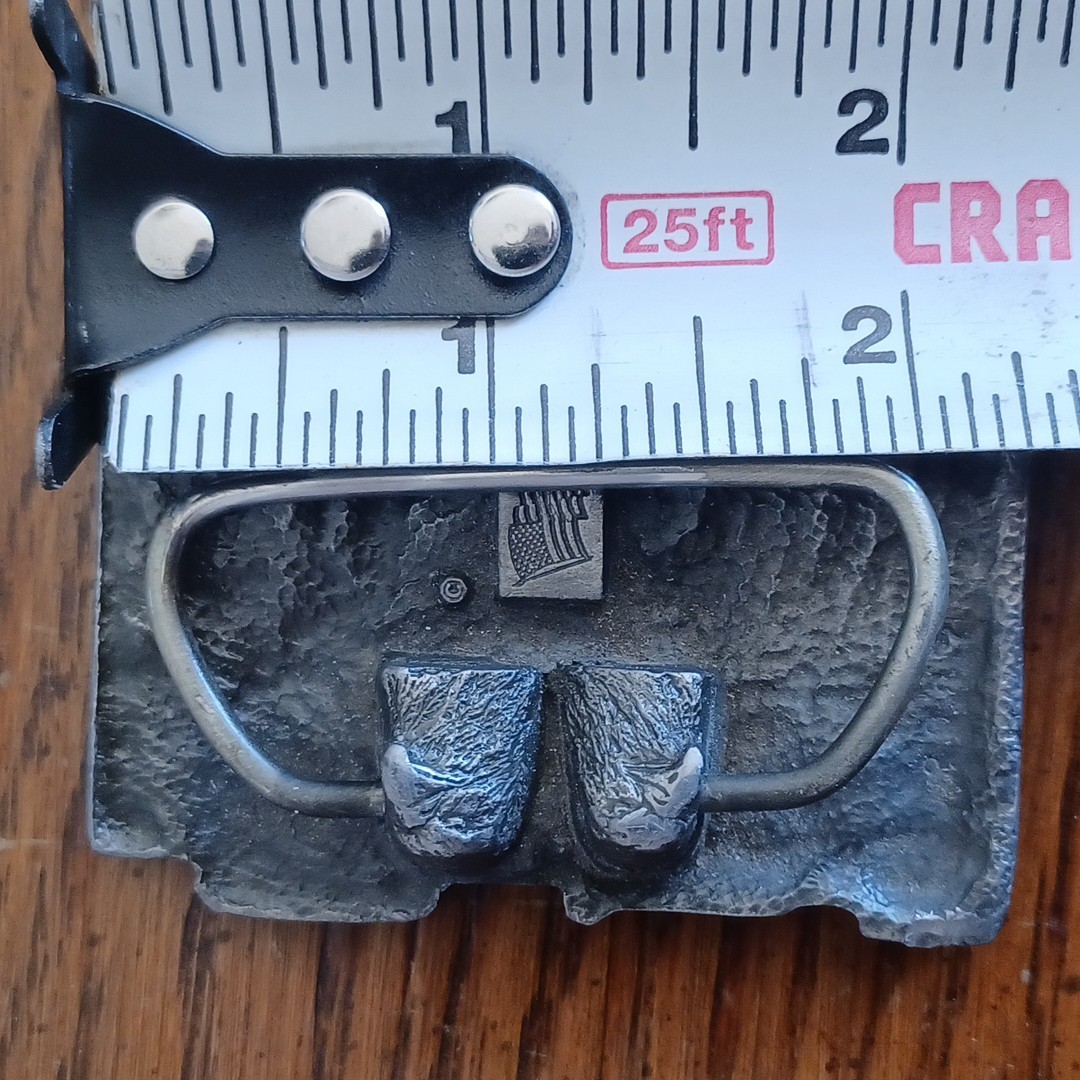 VTG Postal Workers Move the Mail US Postal Service Mailman Belt Buckle enamel