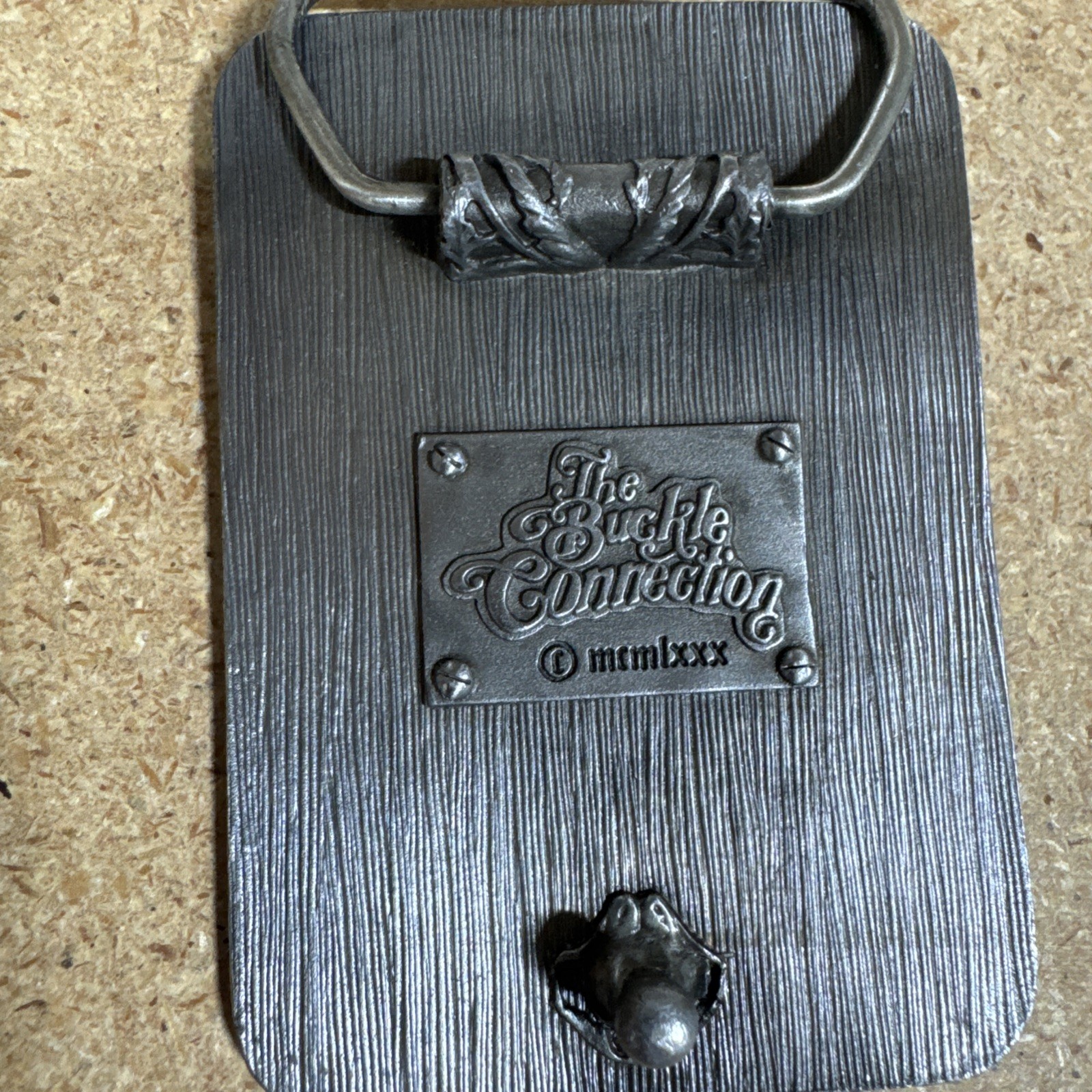 1980 belt buckle NASA Space Shuttle 3.25&Prime; long great condition unused