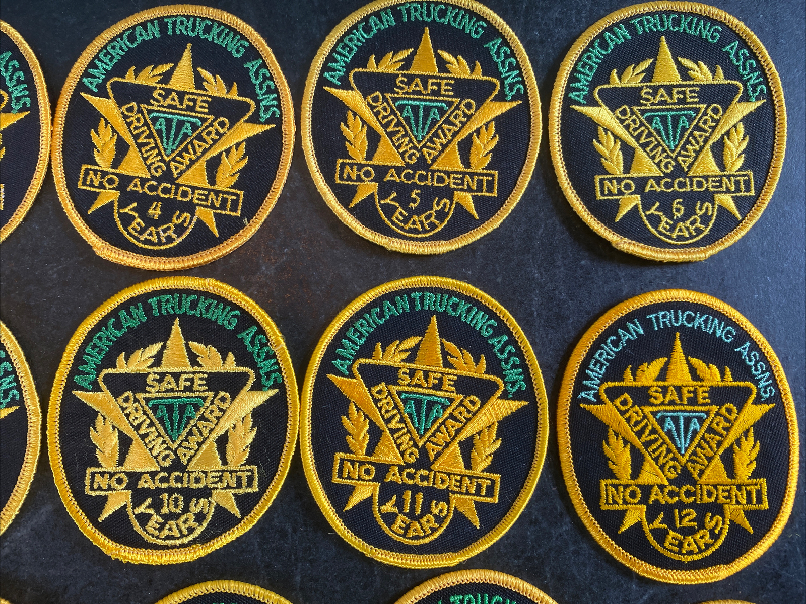 ATA SET SAFE DRIVING AWARD PATCH AMERICAN TRUCKING ASSOCIATION MILE 23 Yrs