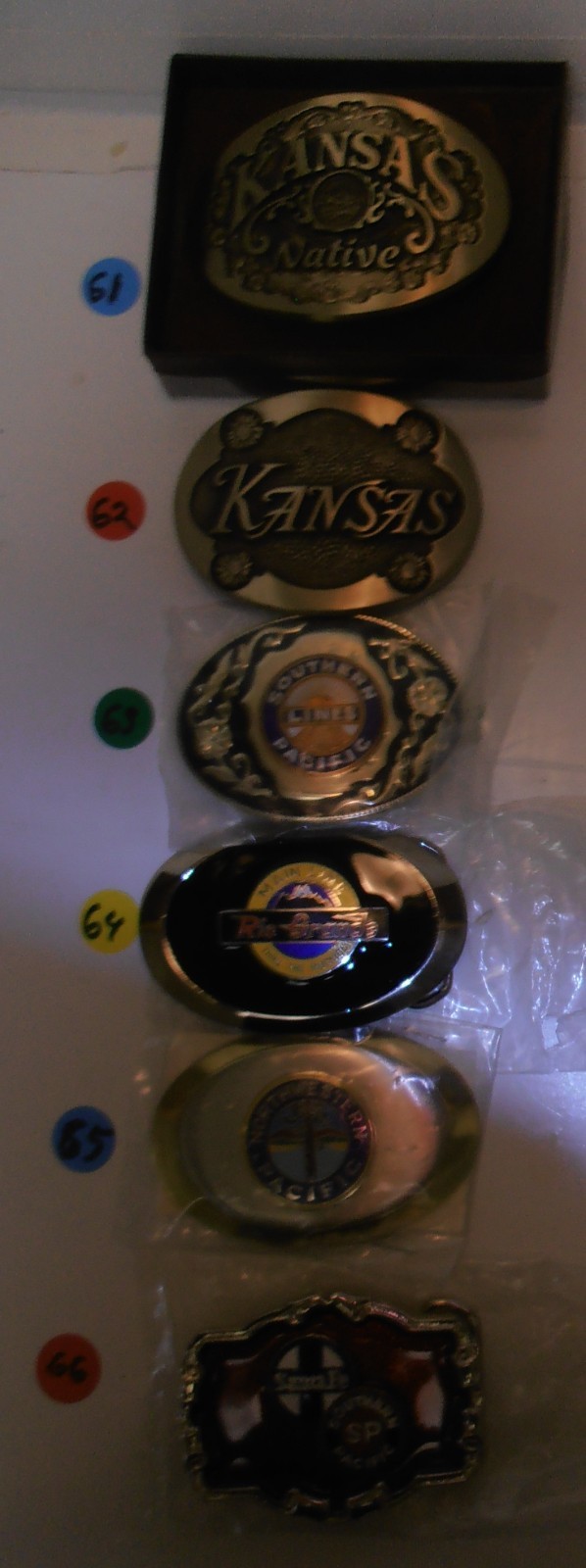 66 Vintage Men&rsquo;s Belt Buckles (You Choose) Most Never Worn