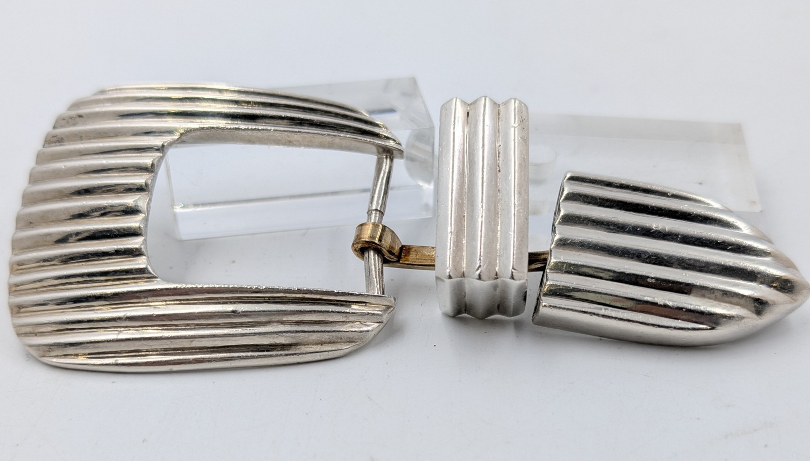 DOUGLAS MAGNUS Santa Fe 925 Sterling Silver Heavy Belt Buckle 79.30Grams