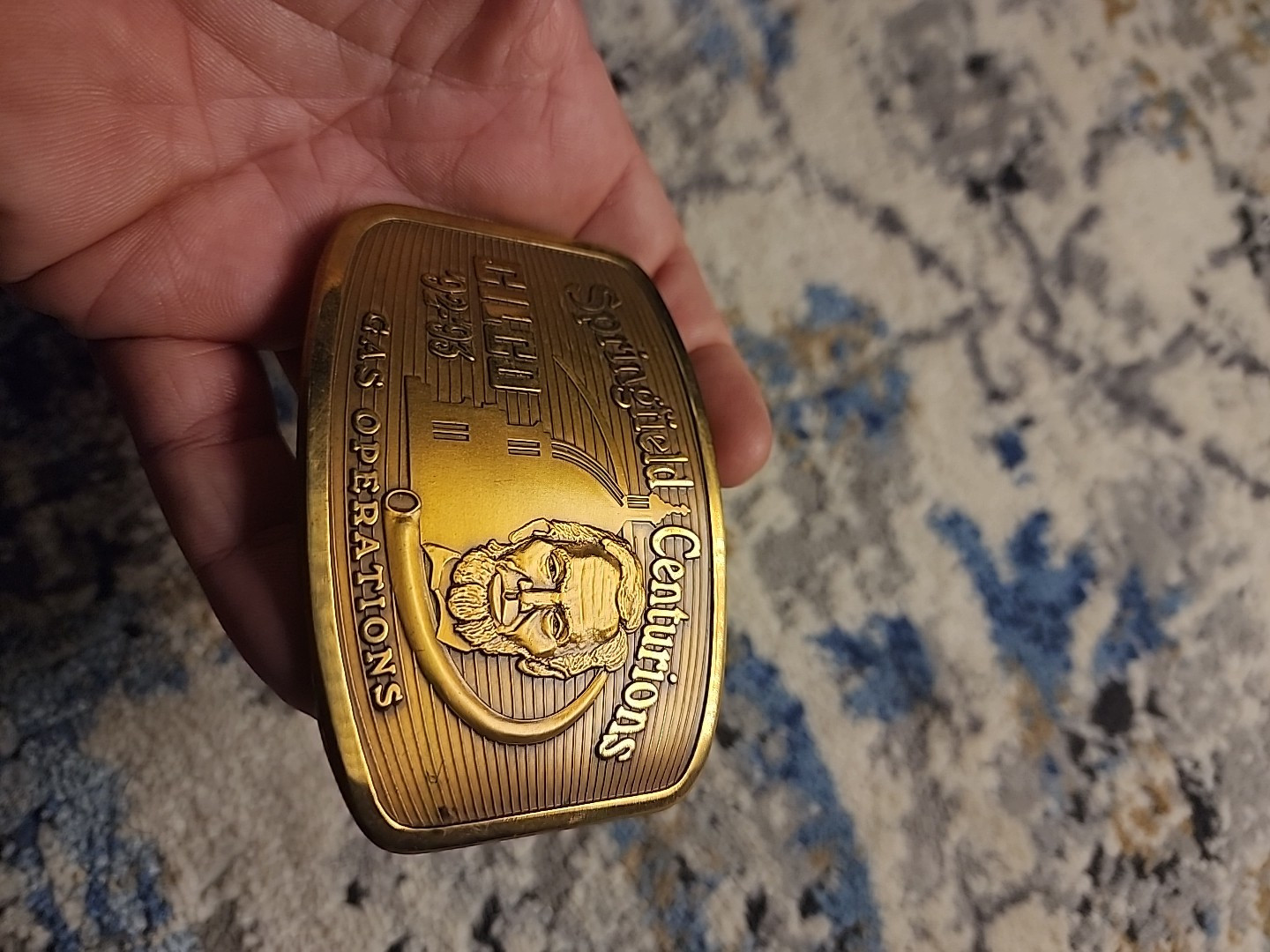 VTG Cilco Gas Operations Springfield Centurions Company Belt Buckle Lincoln