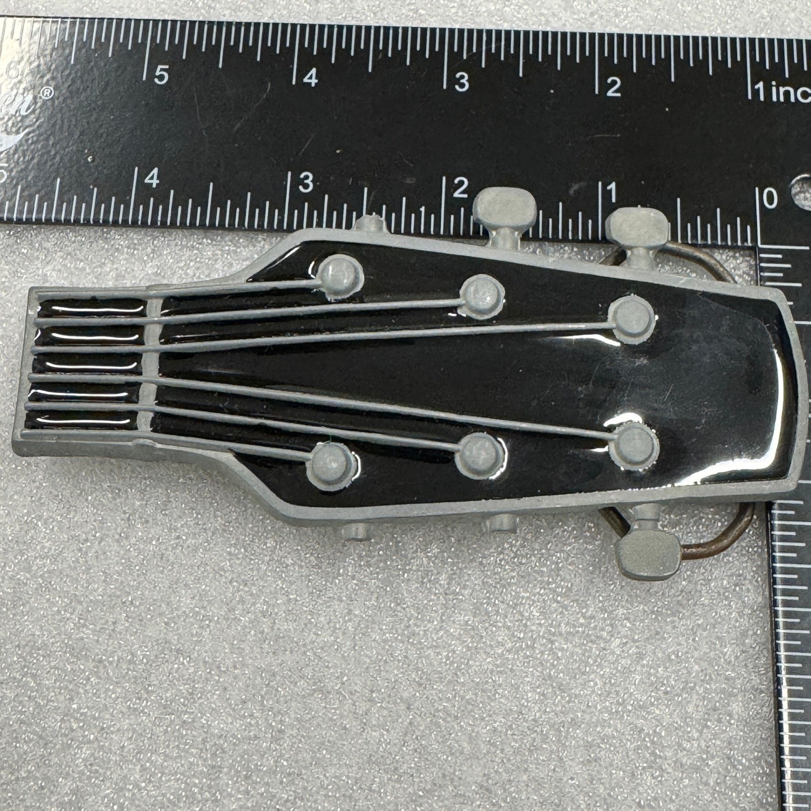 Great American Products 2008 Guitar Headstock Belt Buckle Black