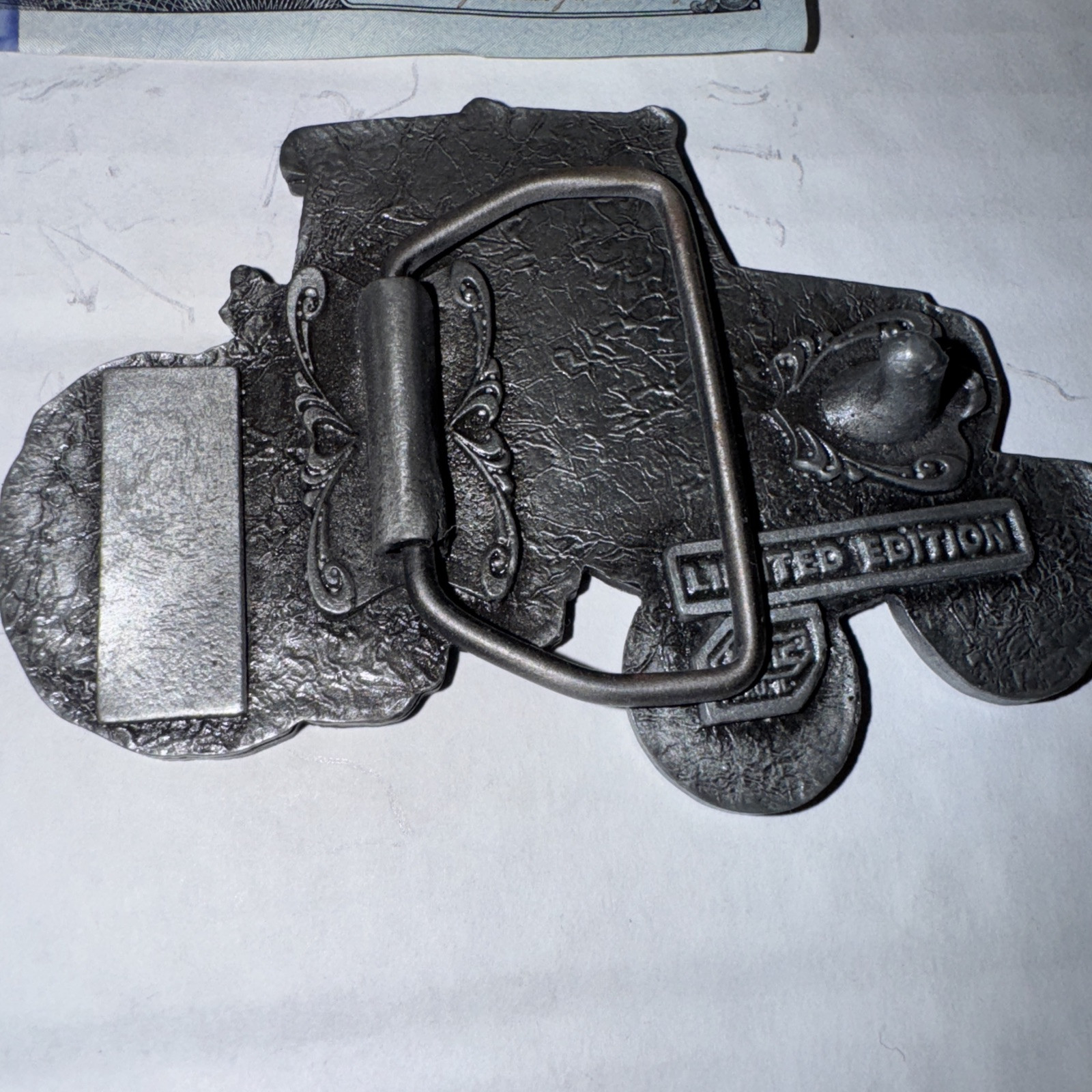 Vintage Rare New Tractor Belt Buckle Limited Edition Embossed Free Shipping