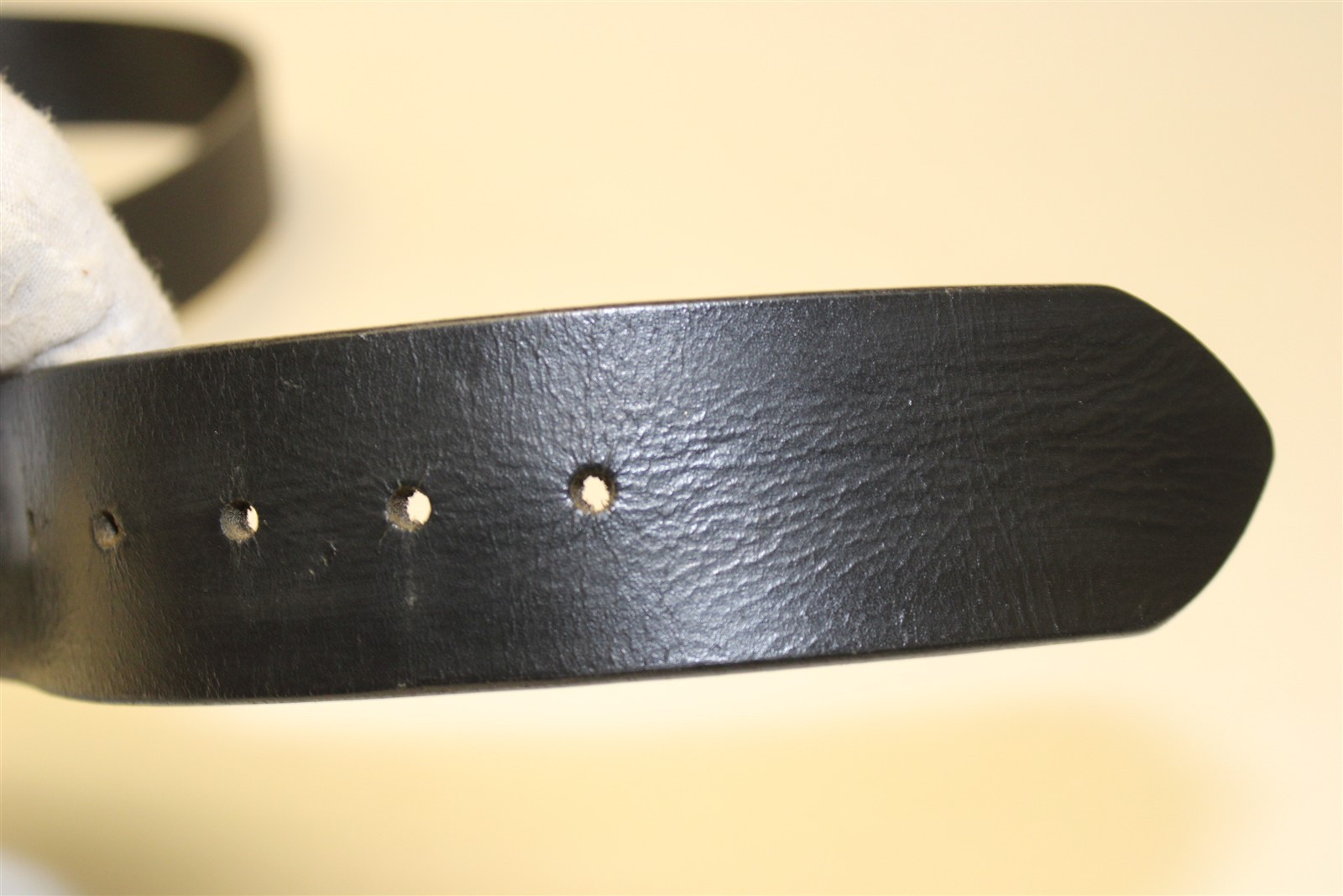 Bergamot Brass Works 1979 USA Made Motorcycle Belt Buckle 42-44 Leather Belt