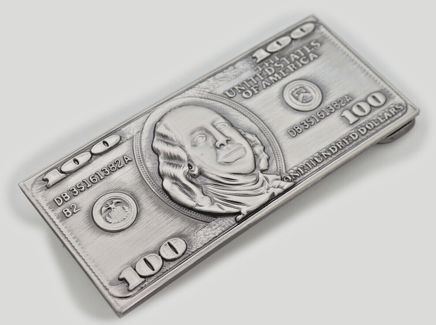 Money $100 Bill Dollar Sign Belt Buckle Cosplay Halloween Costume Party New Men