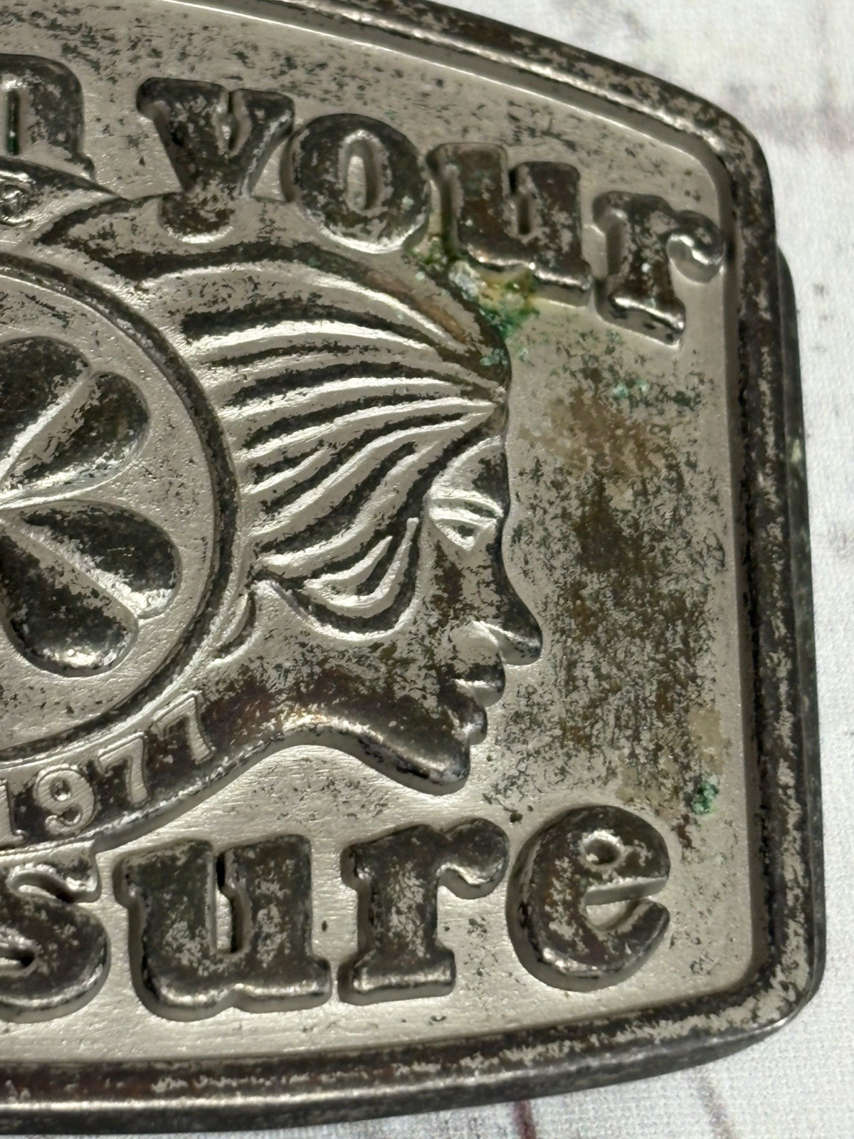 Vintage Original American Eagle Belt Buckle Dublin Your Pleasure Since 1977